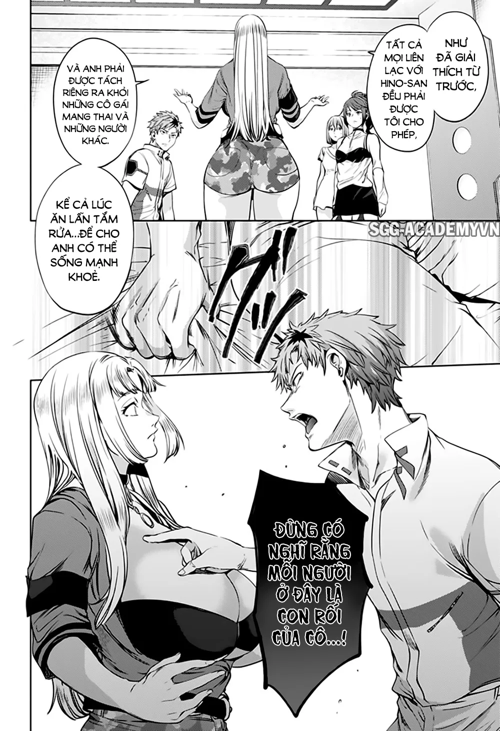HentaiVN.net - Ảnh 12 - Dàn Harem Cuối Cùng [Shumatsu no harem; World's End Harem; 終末のハーレム] - Chap 52