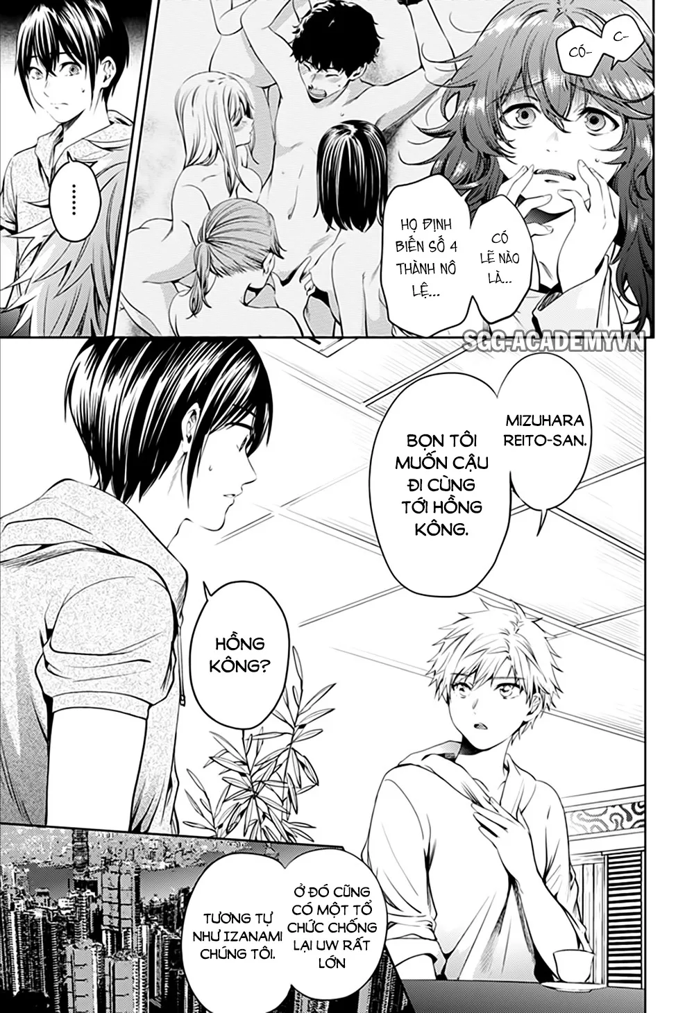 HentaiVN.net - Ảnh 11 - Dàn Harem Cuối Cùng [Shumatsu no harem; World's End Harem; 終末のハーレム] - Chap 54.1