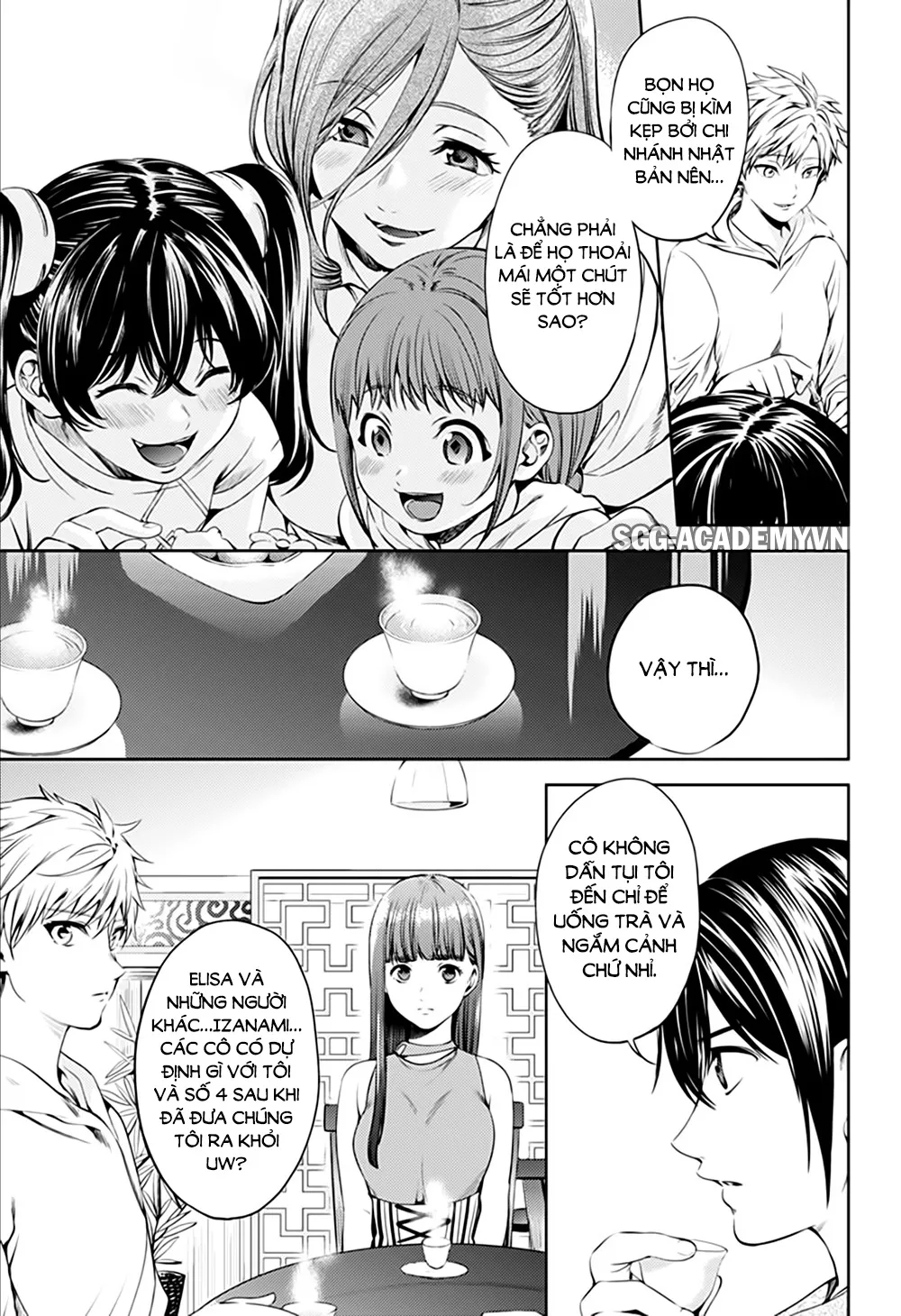 HentaiVN.net - Ảnh 9 - Dàn Harem Cuối Cùng [Shumatsu no harem; World's End Harem; 終末のハーレム] - Chap 54.1