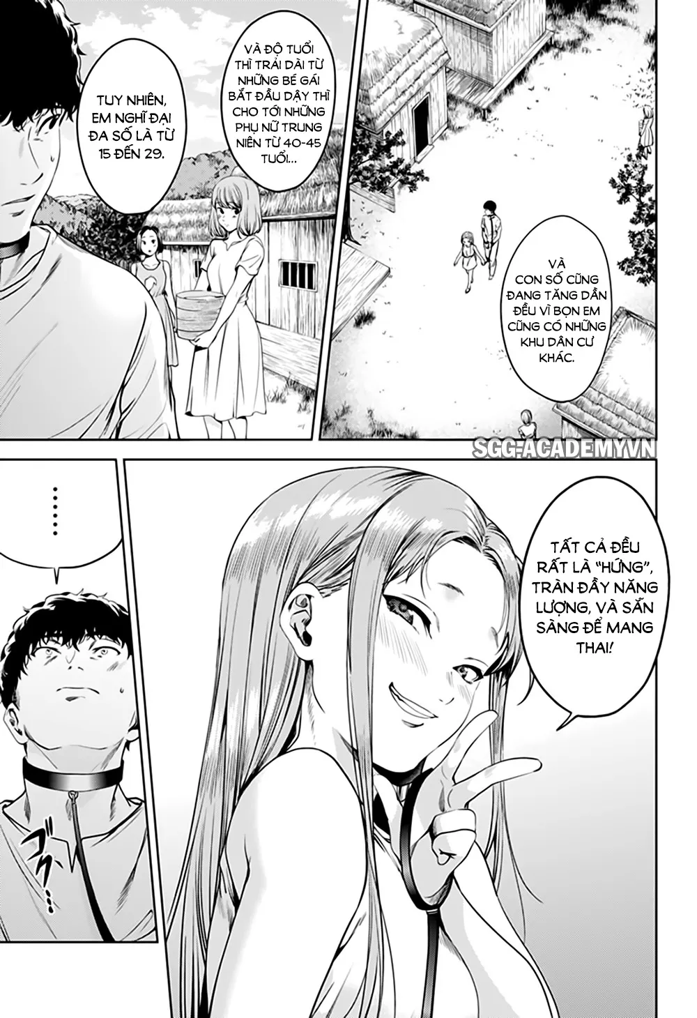 HentaiVN.net - Ảnh 11 - Dàn Harem Cuối Cùng [Shumatsu no harem; World's End Harem; 終末のハーレム] - Chap 55