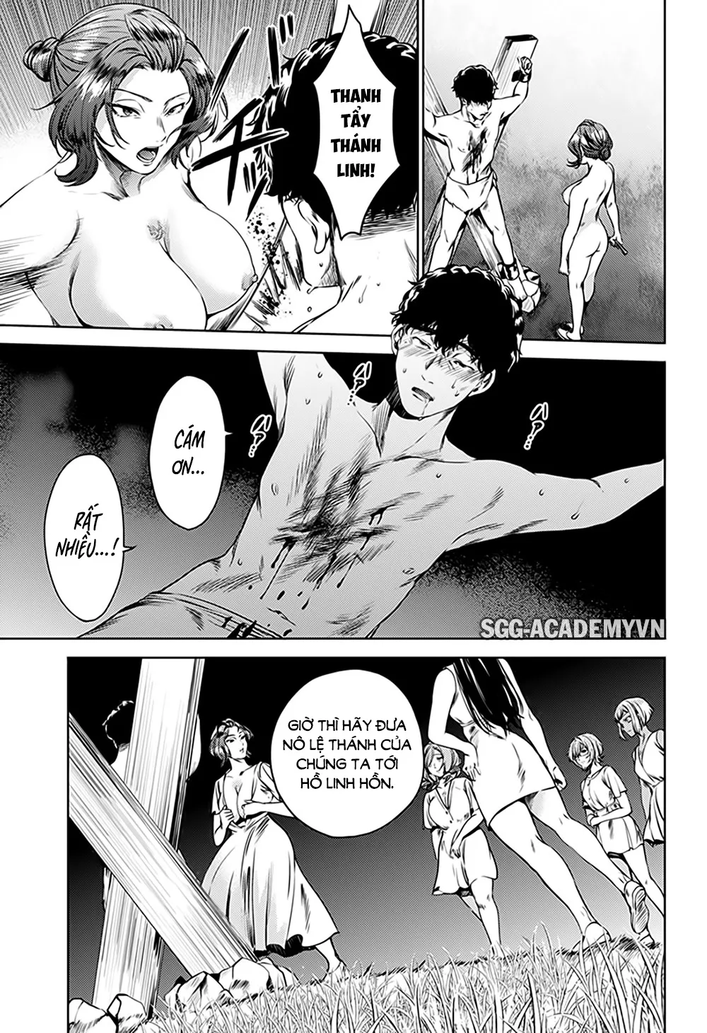 HentaiVN.net - Ảnh 7 - Dàn Harem Cuối Cùng [Shumatsu no harem; World's End Harem; 終末のハーレム] - Chap 57.2