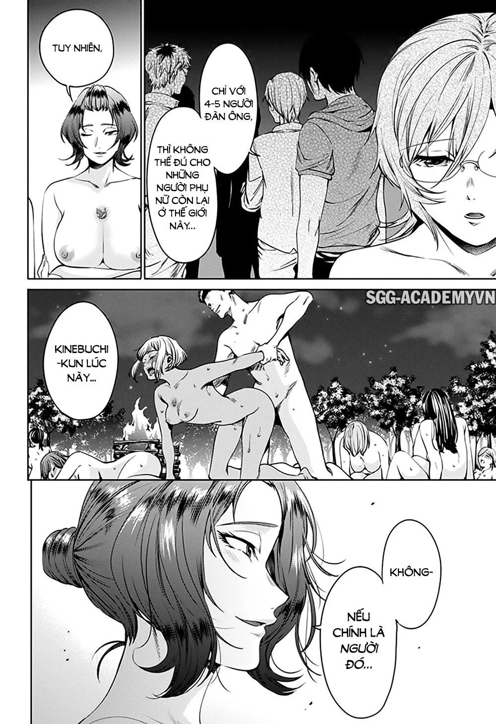 HentaiVN.net - Ảnh 14 - Dàn Harem Cuối Cùng [Shumatsu no harem; World's End Harem; 終末のハーレム] - Chap 58