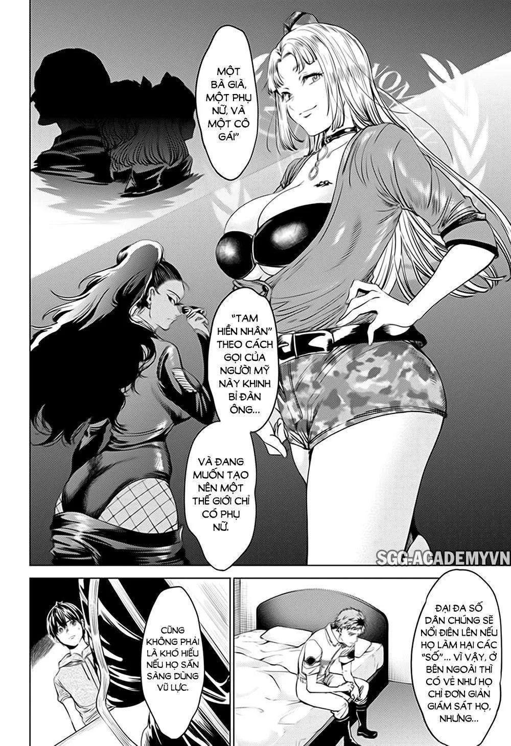 HentaiVN.net - Ảnh 15 - Dàn Harem Cuối Cùng [Shumatsu no harem; World's End Harem; 終末のハーレム] - Chap 63
