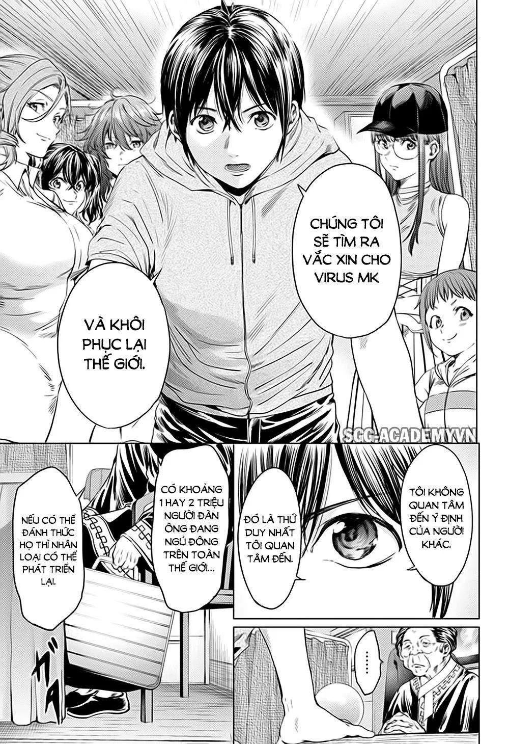 HentaiVN.net - Ảnh 22 - Dàn Harem Cuối Cùng [Shumatsu no harem; World's End Harem; 終末のハーレム] - Chap 63