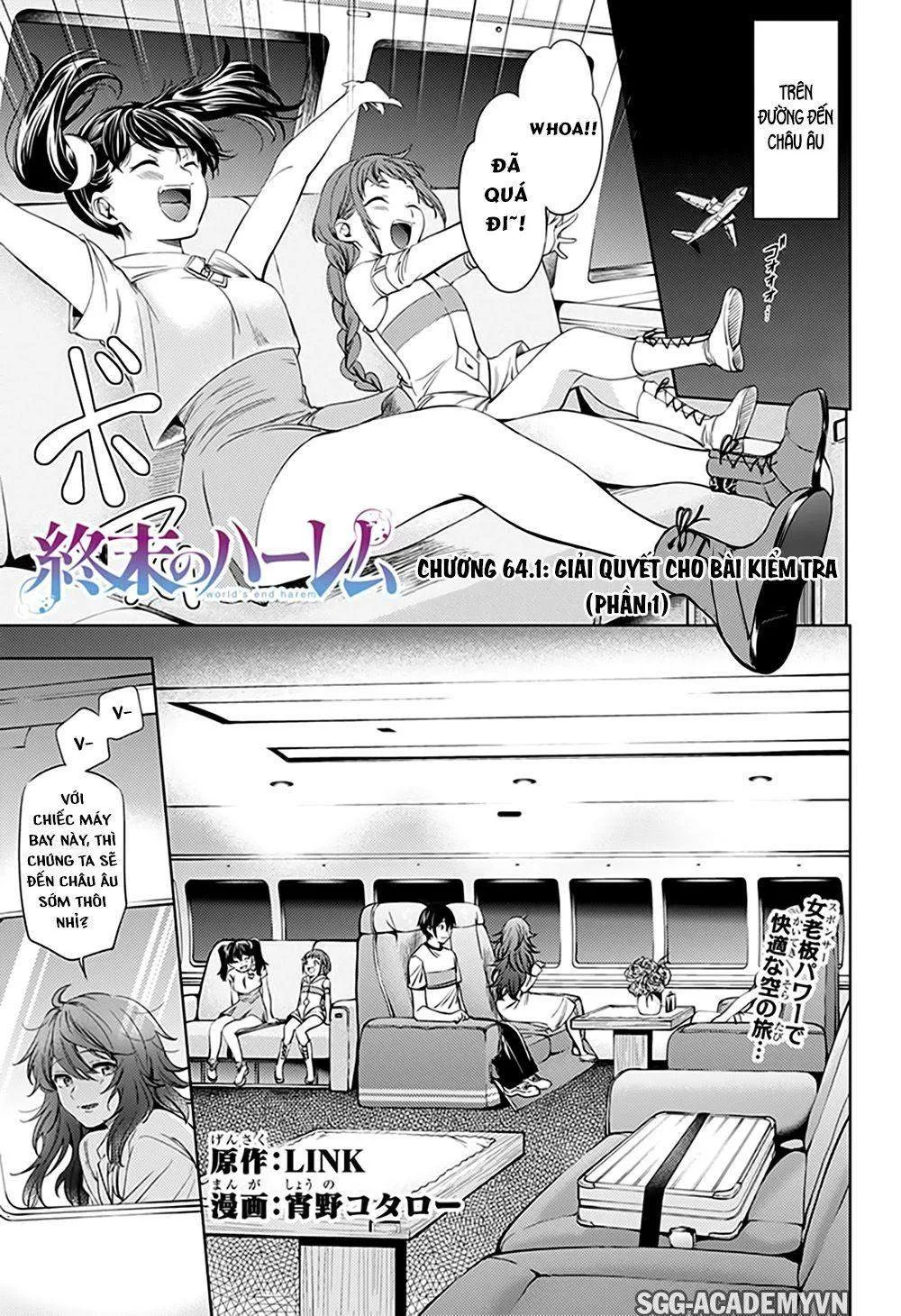 HentaiVN.net - Ảnh 3 - Dàn Harem Cuối Cùng [Shumatsu no harem; World's End Harem; 終末のハーレム] - Chap 64.1