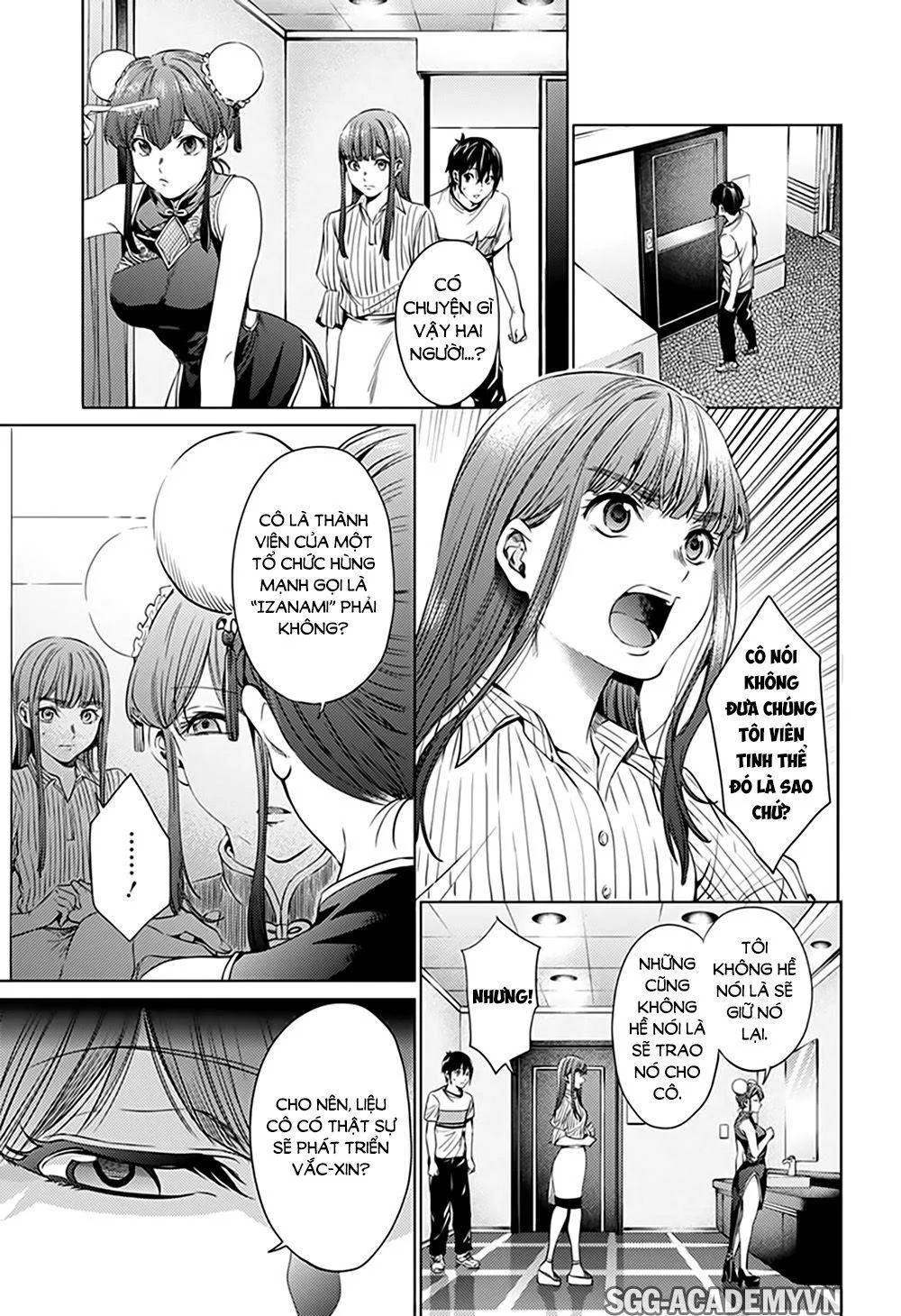 HentaiVN.net - Ảnh 7 - Dàn Harem Cuối Cùng [Shumatsu no harem; World's End Harem; 終末のハーレム] - Chap 64.1
