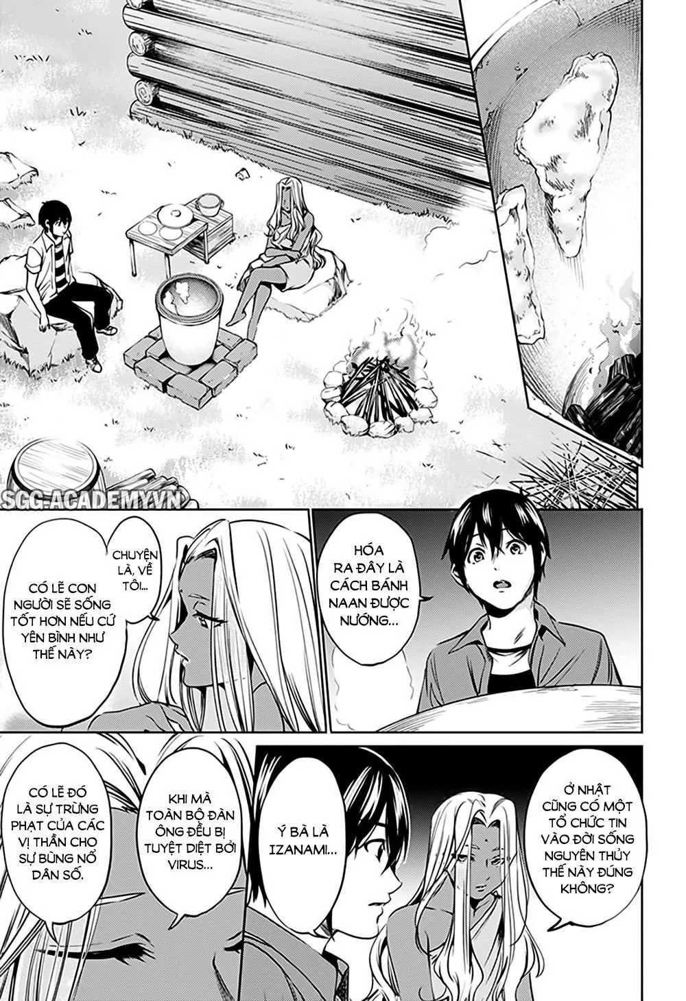 HentaiVN.net - Ảnh 17 - Dàn Harem Cuối Cùng [Shumatsu no harem; World's End Harem; 終末のハーレム] - Chap 66