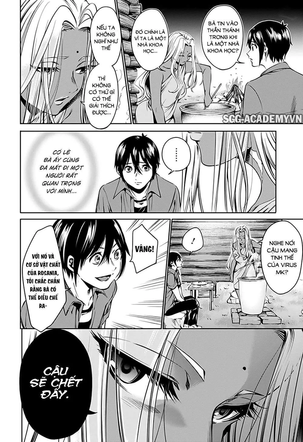 HentaiVN.net - Ảnh 18 - Dàn Harem Cuối Cùng [Shumatsu no harem; World's End Harem; 終末のハーレム] - Chap 66