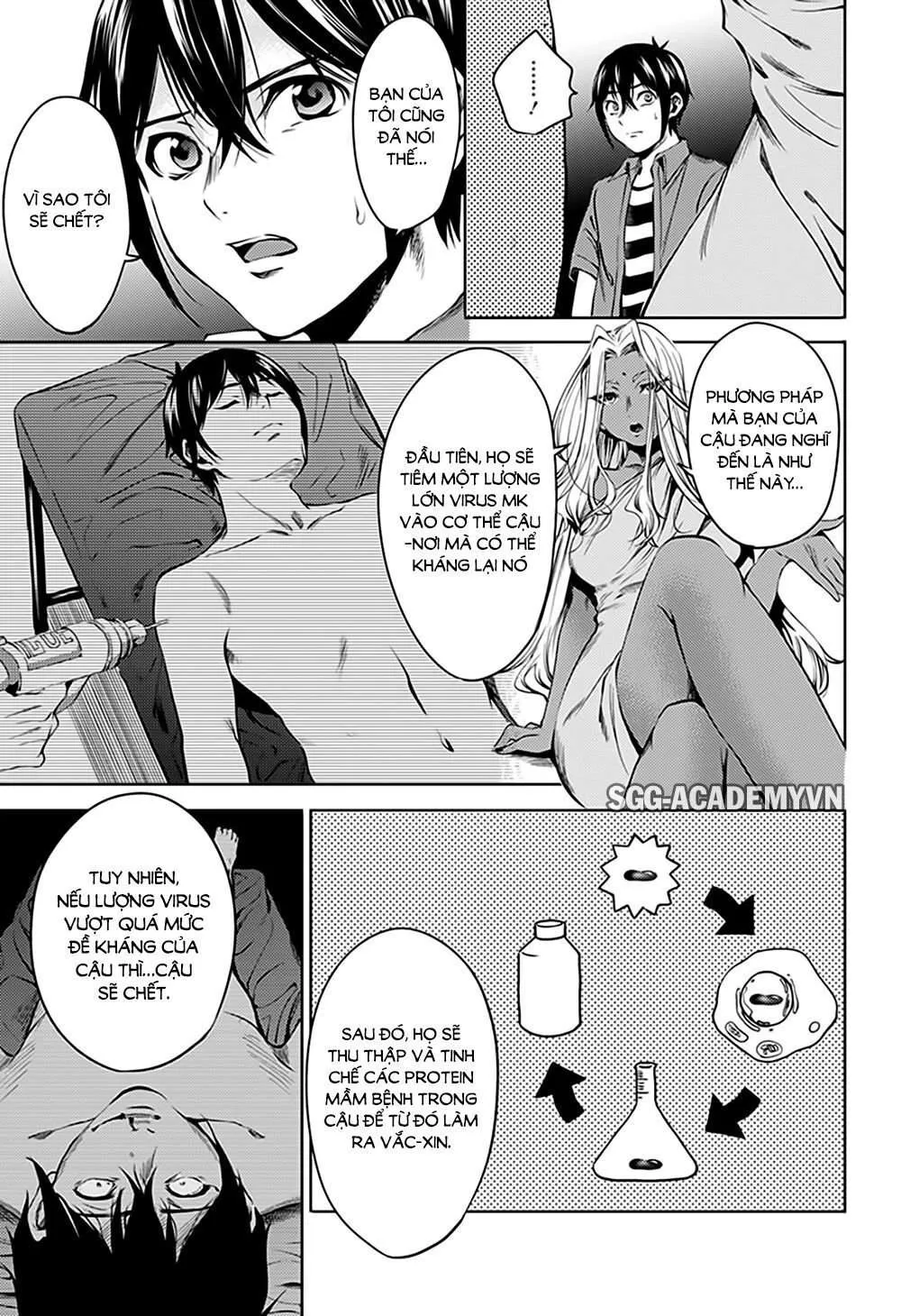 HentaiVN.net - Ảnh 19 - Dàn Harem Cuối Cùng [Shumatsu no harem; World's End Harem; 終末のハーレム] - Chap 66