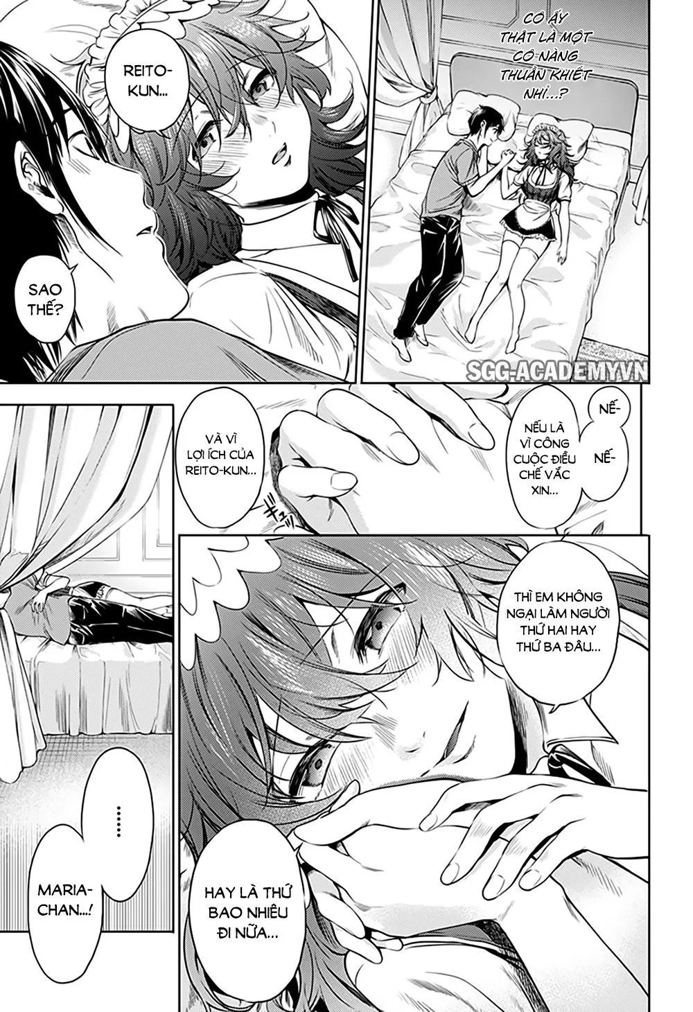 HentaiVN.net - Ảnh 16 - Dàn Harem Cuối Cùng [Shumatsu no harem; World's End Harem; 終末のハーレム] - Chap 69.2