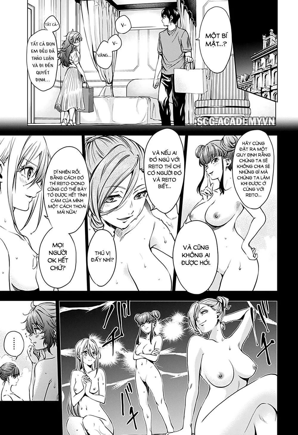 HentaiVN.net - Ảnh 6 - Dàn Harem Cuối Cùng [Shumatsu no harem; World's End Harem; 終末のハーレム] - Chap 69.2