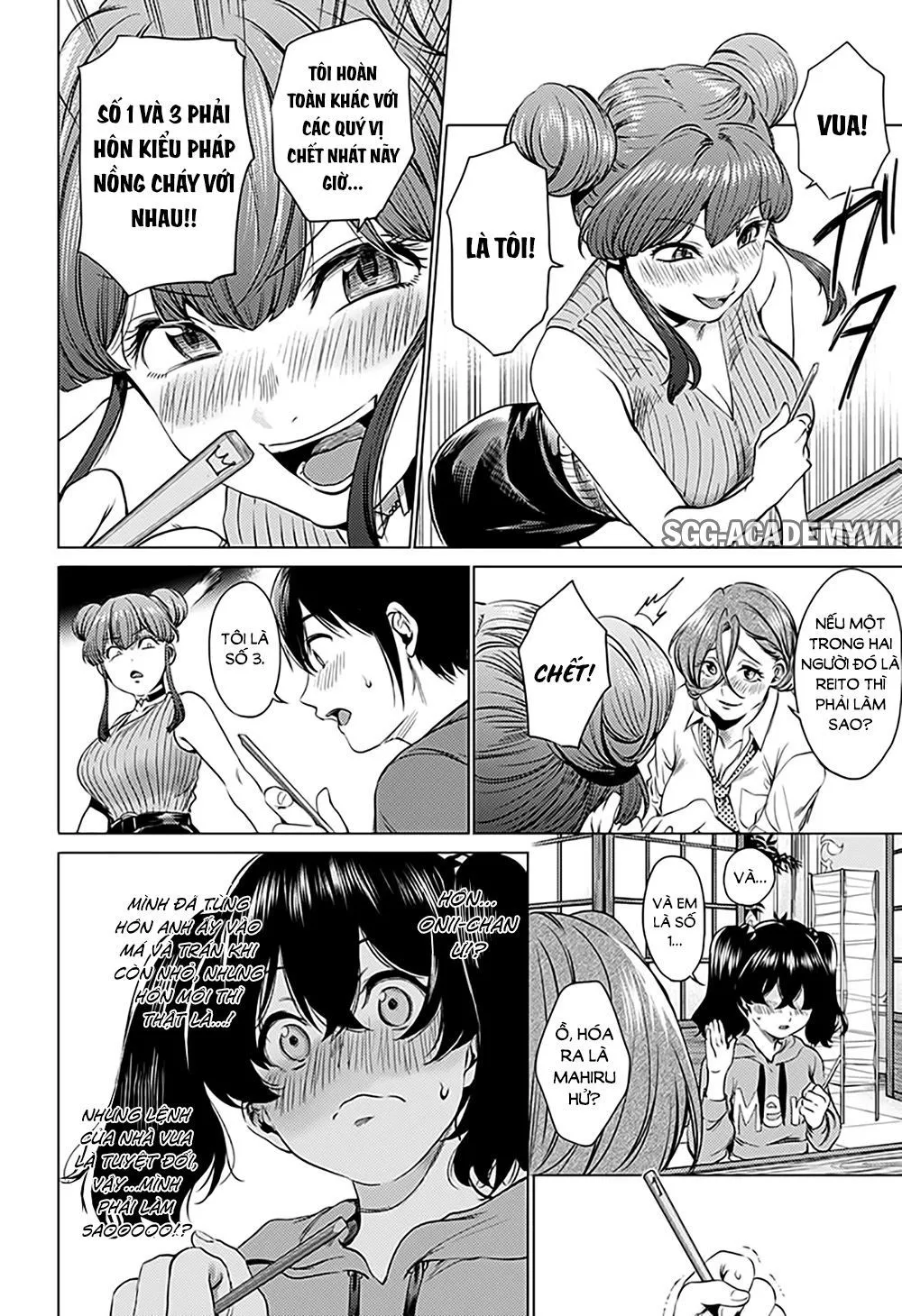 HentaiVN.net - Ảnh 12 - Dàn Harem Cuối Cùng [Shumatsu no harem; World's End Harem; 終末のハーレム] - Chap 71.1