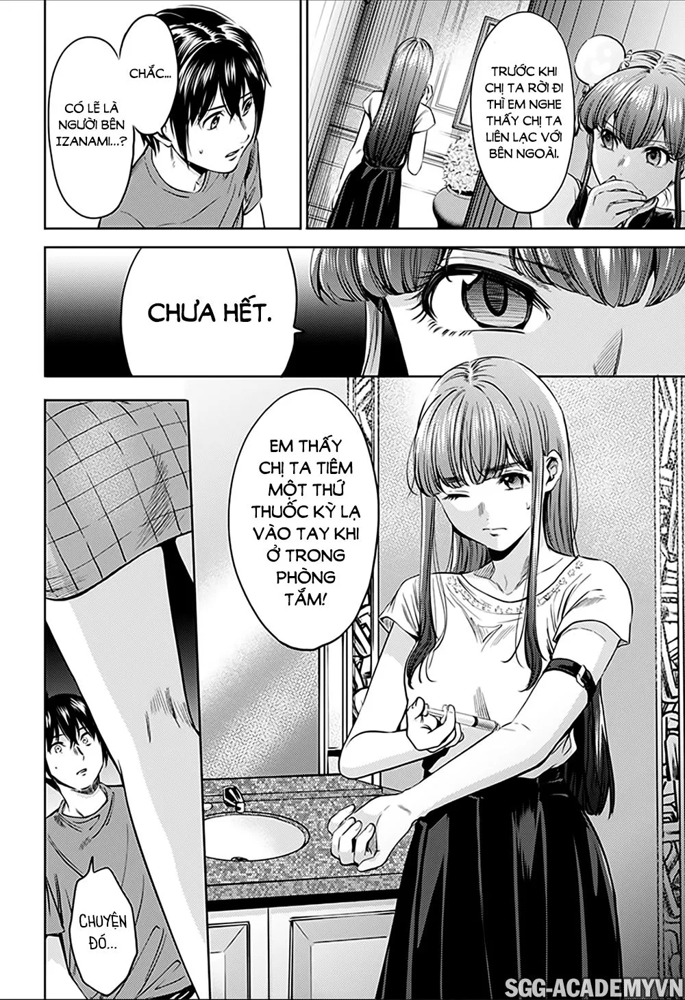 HentaiVN.net - Ảnh 20 - Dàn Harem Cuối Cùng [Shumatsu no harem; World's End Harem; 終末のハーレム] - Chap 72