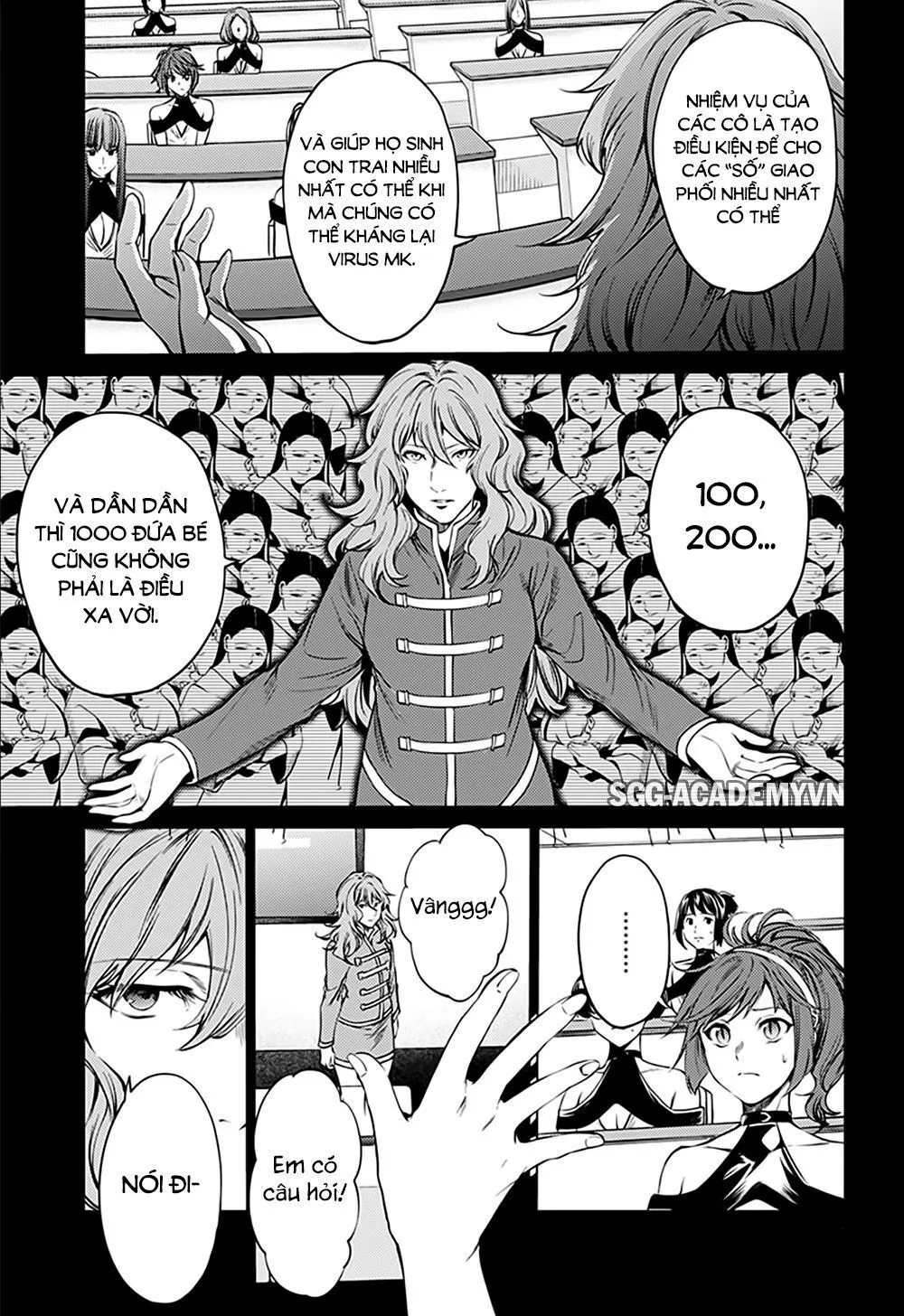 HentaiVN.net - Ảnh 12 - Dàn Harem Cuối Cùng [Shumatsu no harem; World's End Harem; 終末のハーレム] - Chap 77