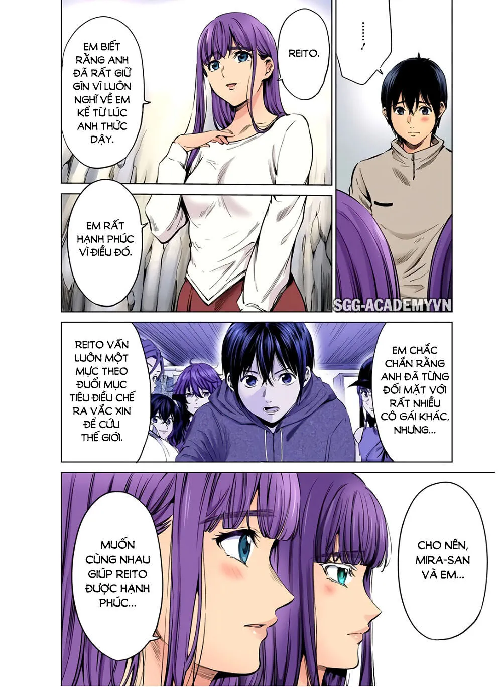 HentaiVN.net - Ảnh 20 - Dàn Harem Cuối Cùng [Shumatsu no harem; World's End Harem; 終末のハーレム] - Chap 83