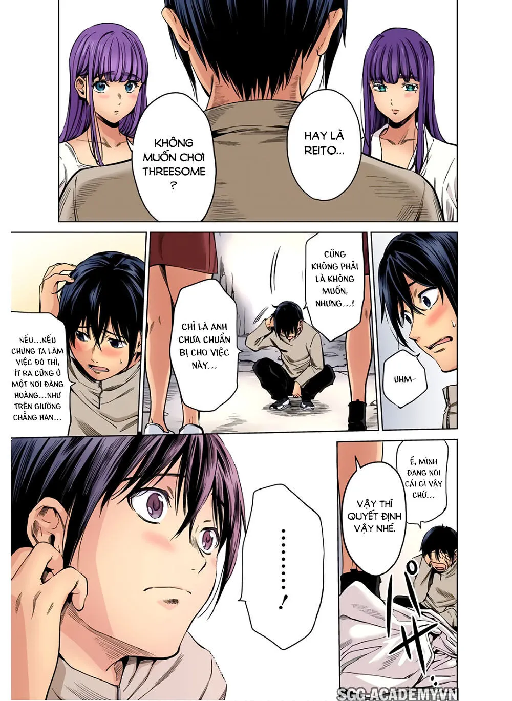 HentaiVN.net - Ảnh 21 - Dàn Harem Cuối Cùng [Shumatsu no harem; World's End Harem; 終末のハーレム] - Chap 83