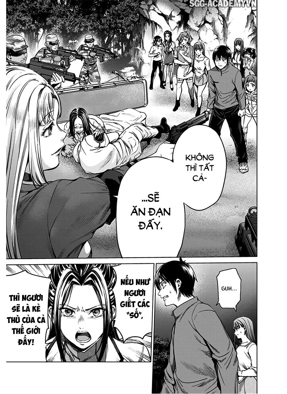 HentaiVN.net - Ảnh 16 - Dàn Harem Cuối Cùng [Shumatsu no harem; World's End Harem; 終末のハーレム] - Chap 84