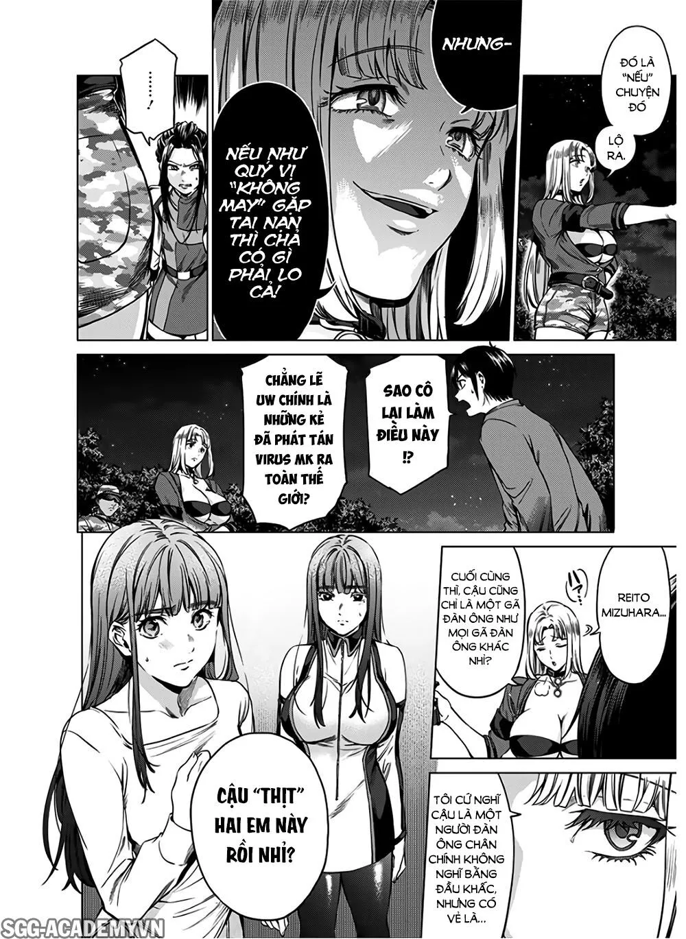 HentaiVN.net - Ảnh 17 - Dàn Harem Cuối Cùng [Shumatsu no harem; World's End Harem; 終末のハーレム] - Chap 84