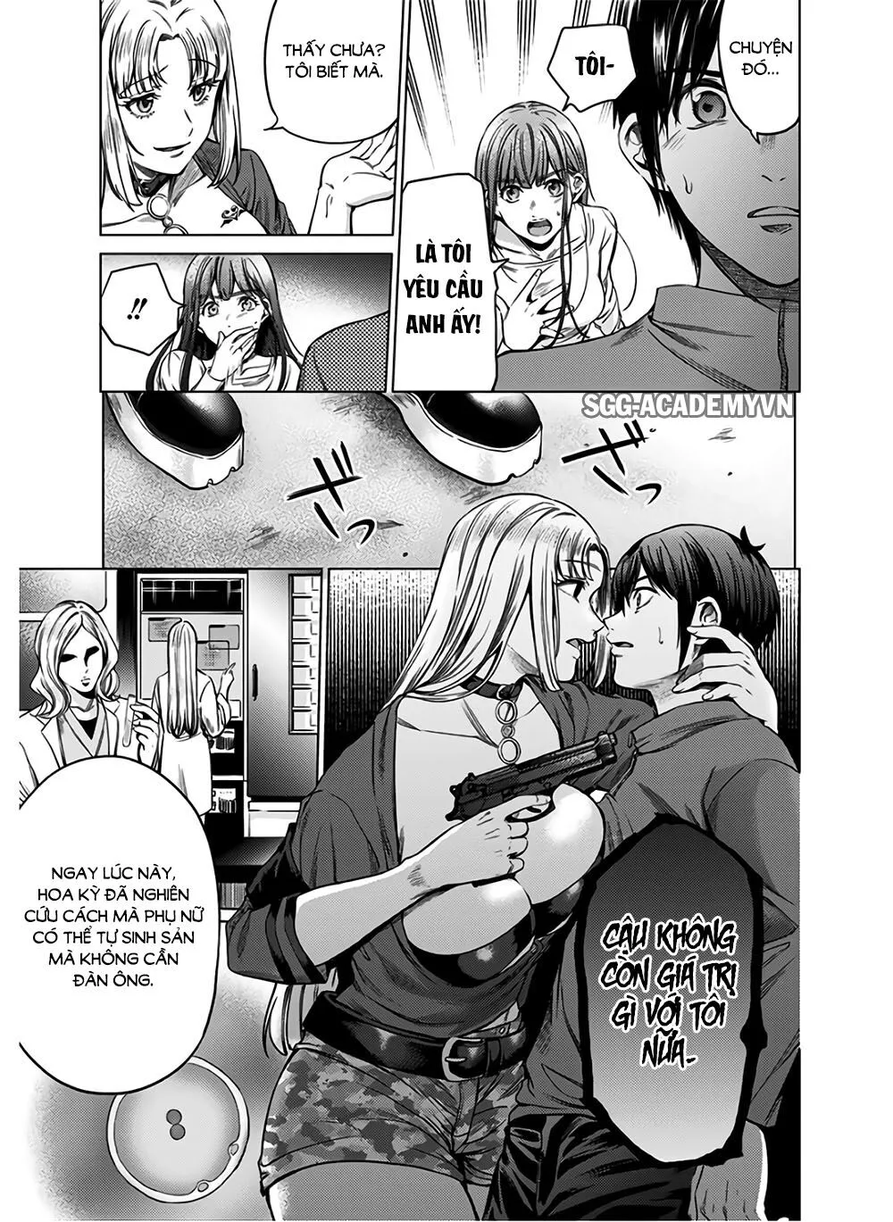 HentaiVN.net - Ảnh 18 - Dàn Harem Cuối Cùng [Shumatsu no harem; World's End Harem; 終末のハーレム] - Chap 84