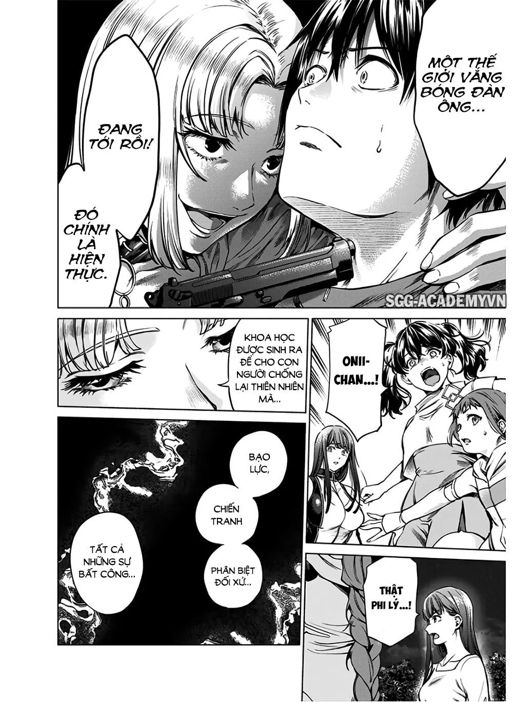 HentaiVN.net - Ảnh 19 - Dàn Harem Cuối Cùng [Shumatsu no harem; World's End Harem; 終末のハーレム] - Chap 84