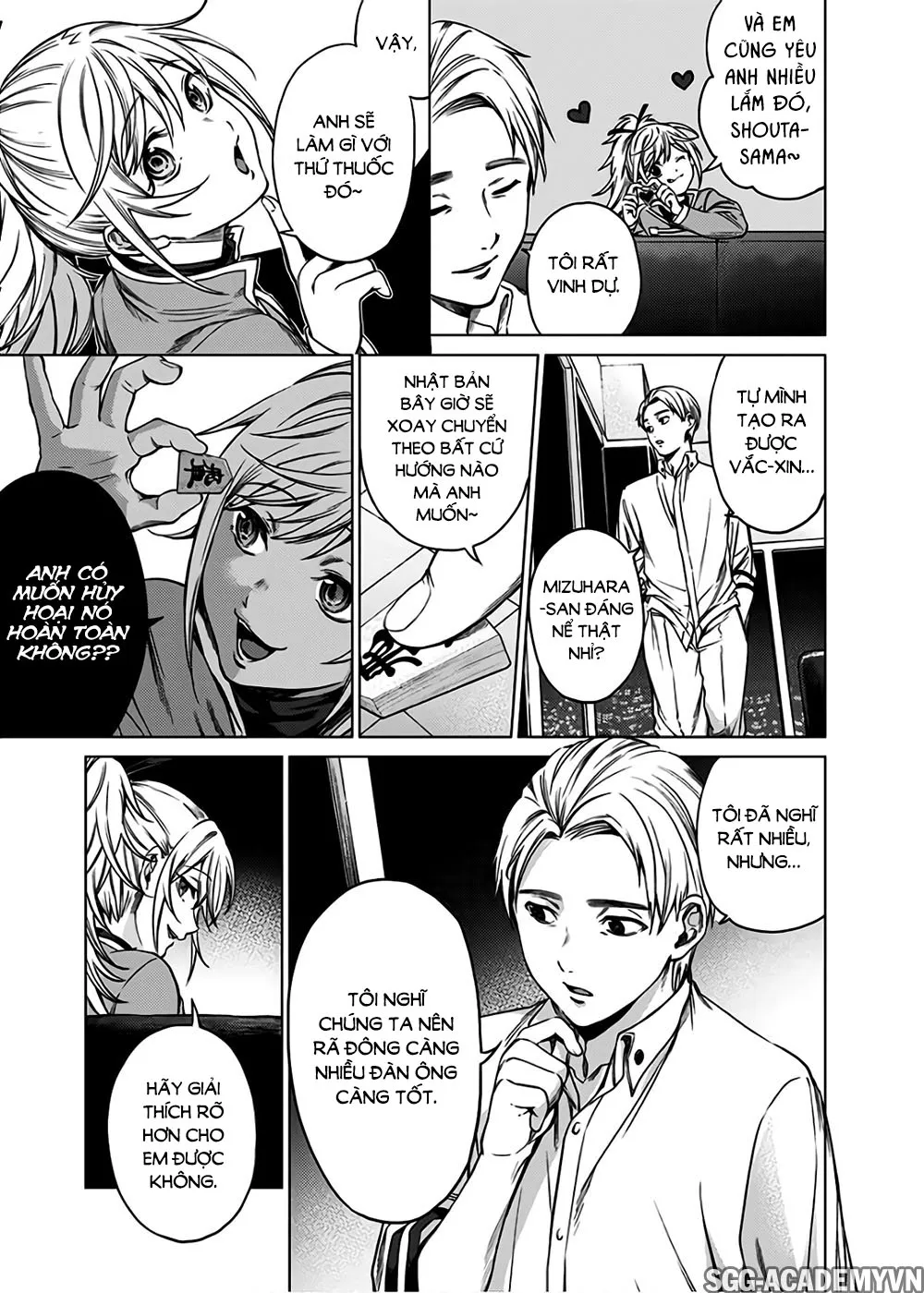 HentaiVN.net - Ảnh 18 - Dàn Harem Cuối Cùng [Shumatsu no harem; World's End Harem; 終末のハーレム] - Chap 85 - END