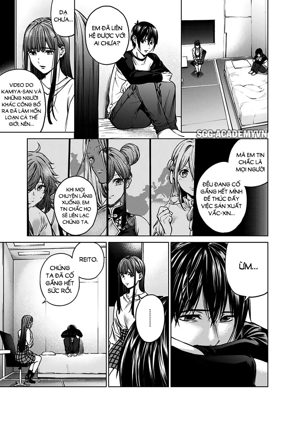 HentaiVN.net - Ảnh 22 - Dàn Harem Cuối Cùng [Shumatsu no harem; World's End Harem; 終末のハーレム] - Chap 85 - END