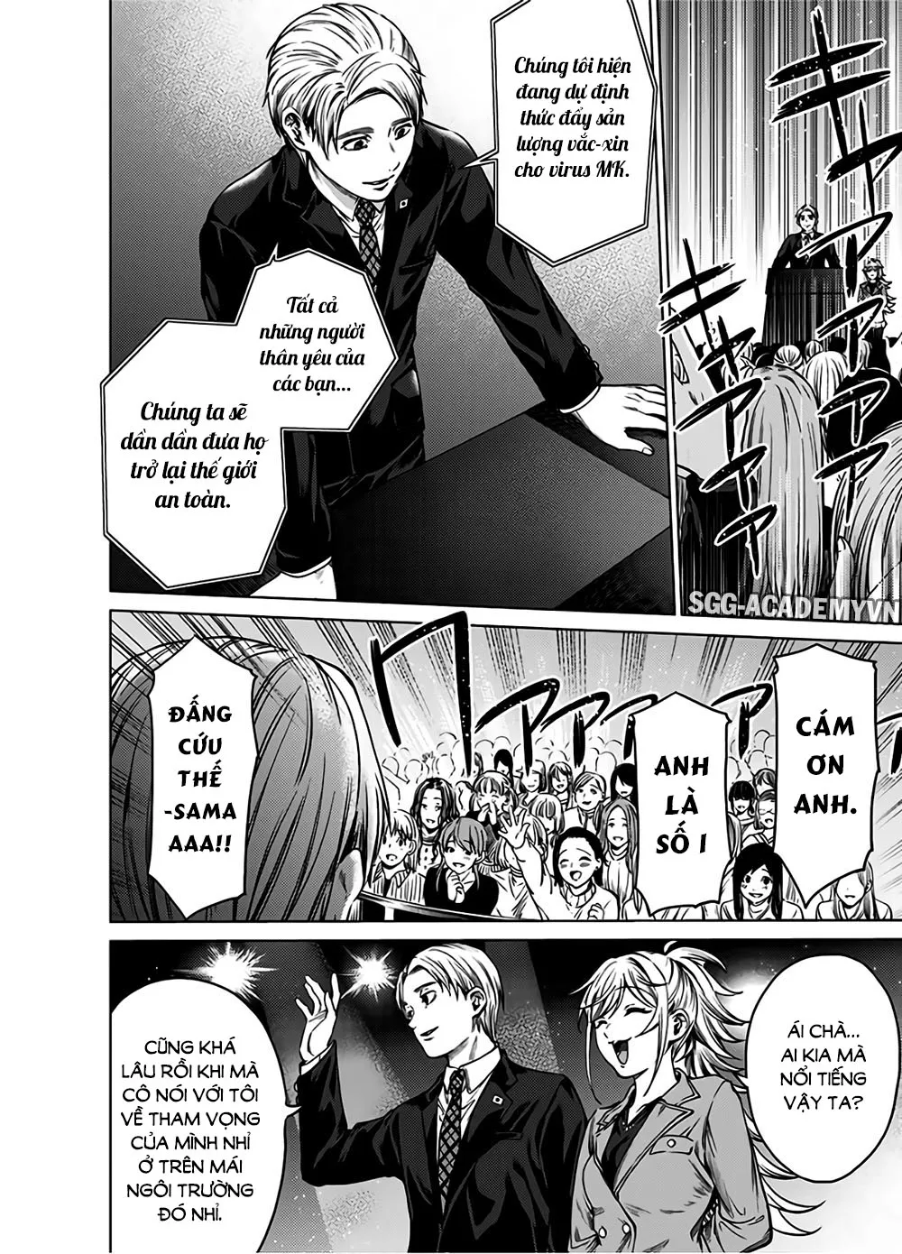 HentaiVN.net - Ảnh 31 - Dàn Harem Cuối Cùng [Shumatsu no harem; World's End Harem; 終末のハーレム] - Chap 85 - END