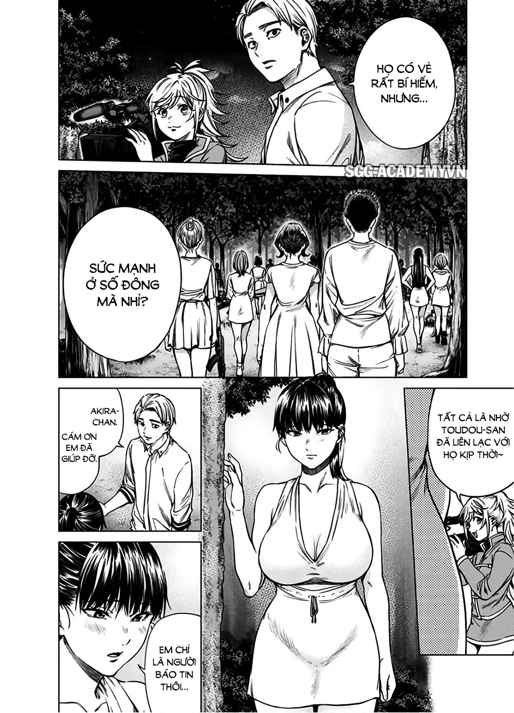 HentaiVN.net - Ảnh 9 - Dàn Harem Cuối Cùng [Shumatsu no harem; World's End Harem; 終末のハーレム] - Chap 85 - END