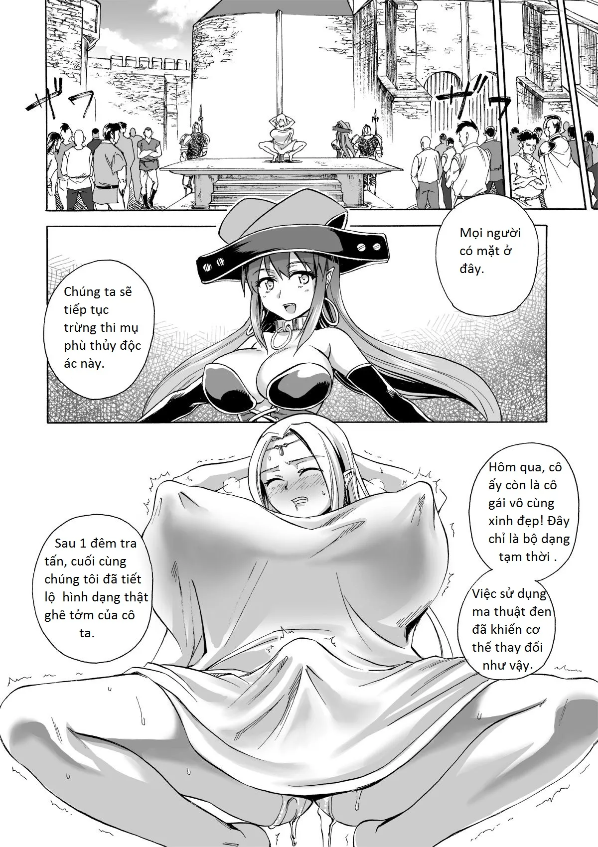 HentaiVN.net - Ảnh 4 - Majo no Rakujitsu 2 -Kagyaku- [Witch's Final Hour 2; Majo No Rakujitsu -Kakei-] - Chap 2.1