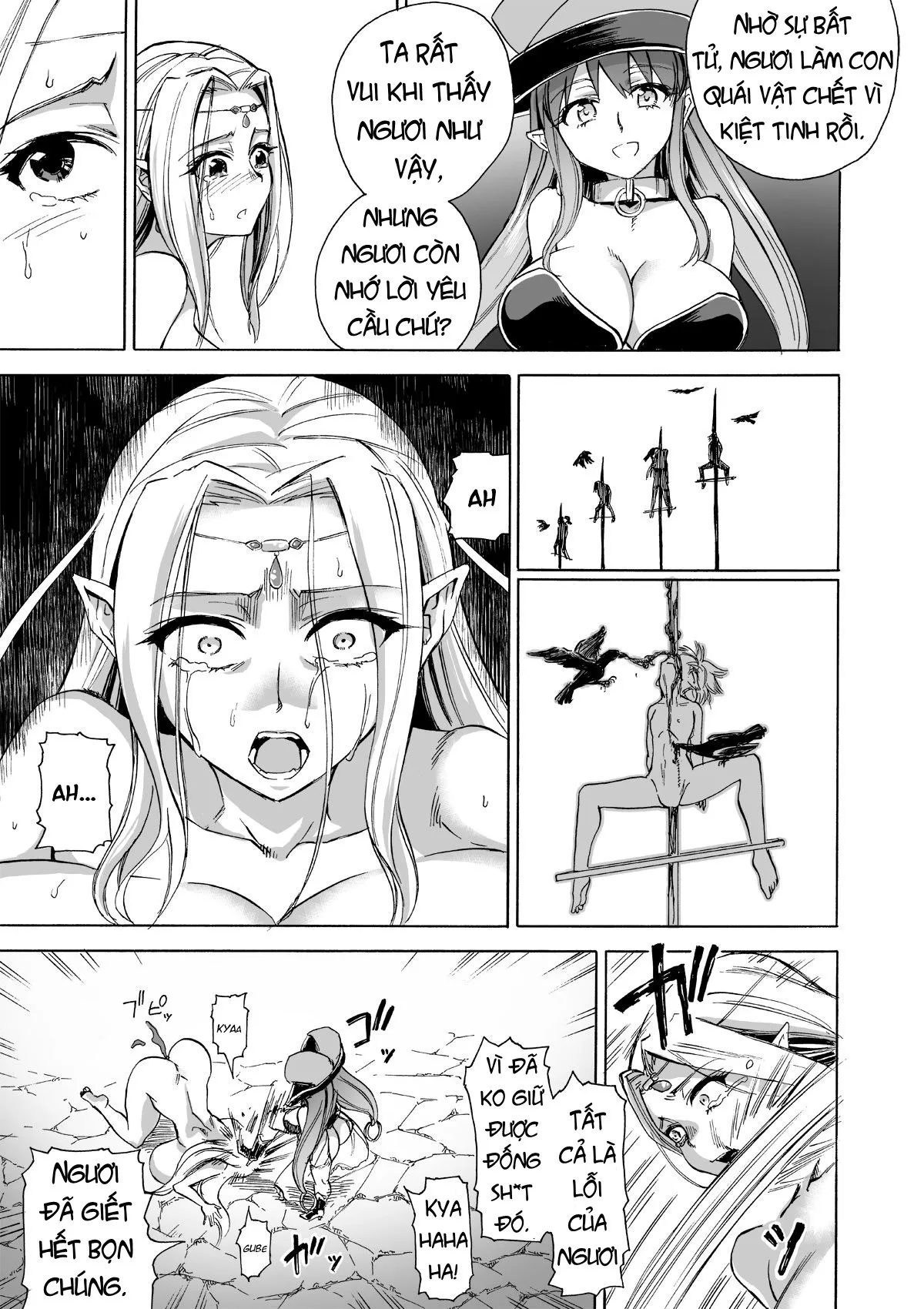 HentaiVN.net - Ảnh 15 - Majo no Rakujitsu 2 -Kagyaku- [Witch's Final Hour 2; Majo No Rakujitsu -Kakei-] - Chap 2.2