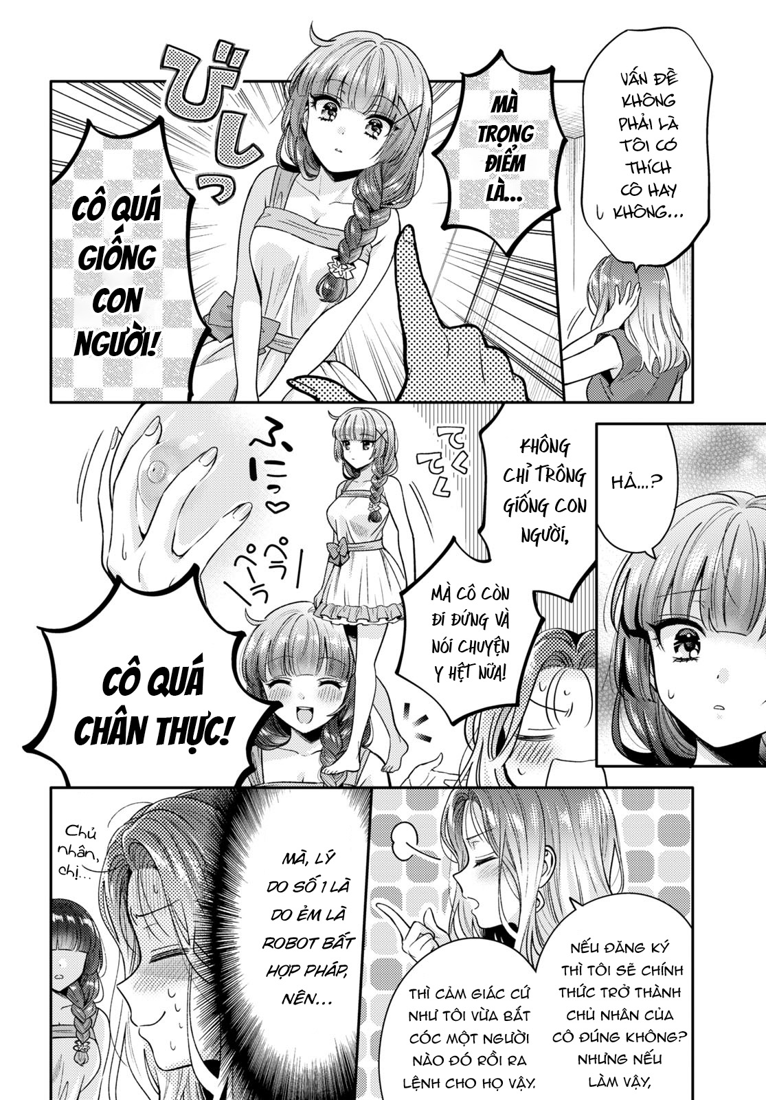 HentaiVN.net - Ảnh 8 - Mất Lần Đầu Với Android Thì Có Tính Không? - Chap 4