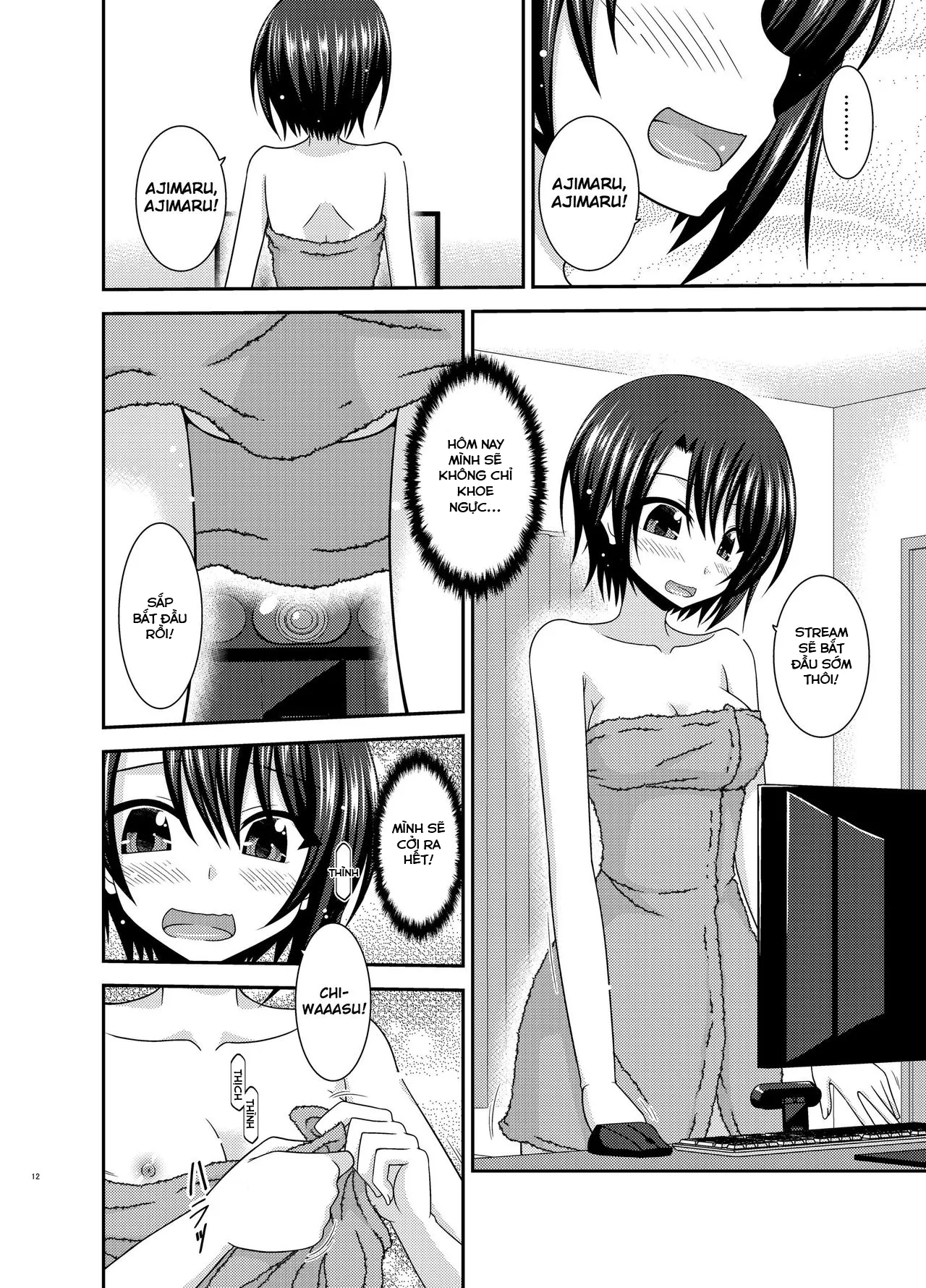 HentaiVN.net - Ảnh 11 - Đằng sau một buổi live stream [Haishin Gamen no Mukougawa] - Oneshot