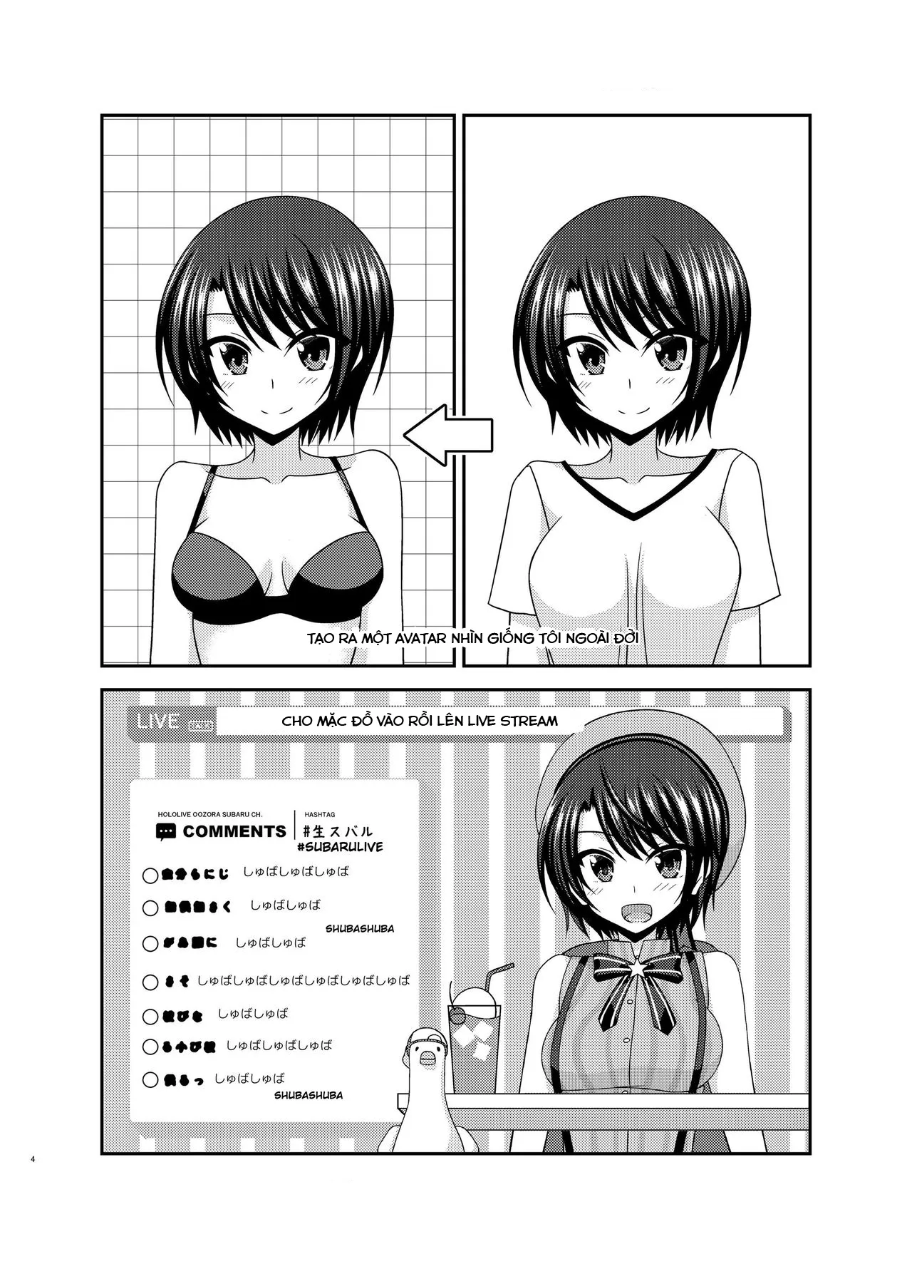 HentaiVN.net - Ảnh 3 - Đằng sau một buổi live stream [Haishin Gamen no Mukougawa] - Oneshot
