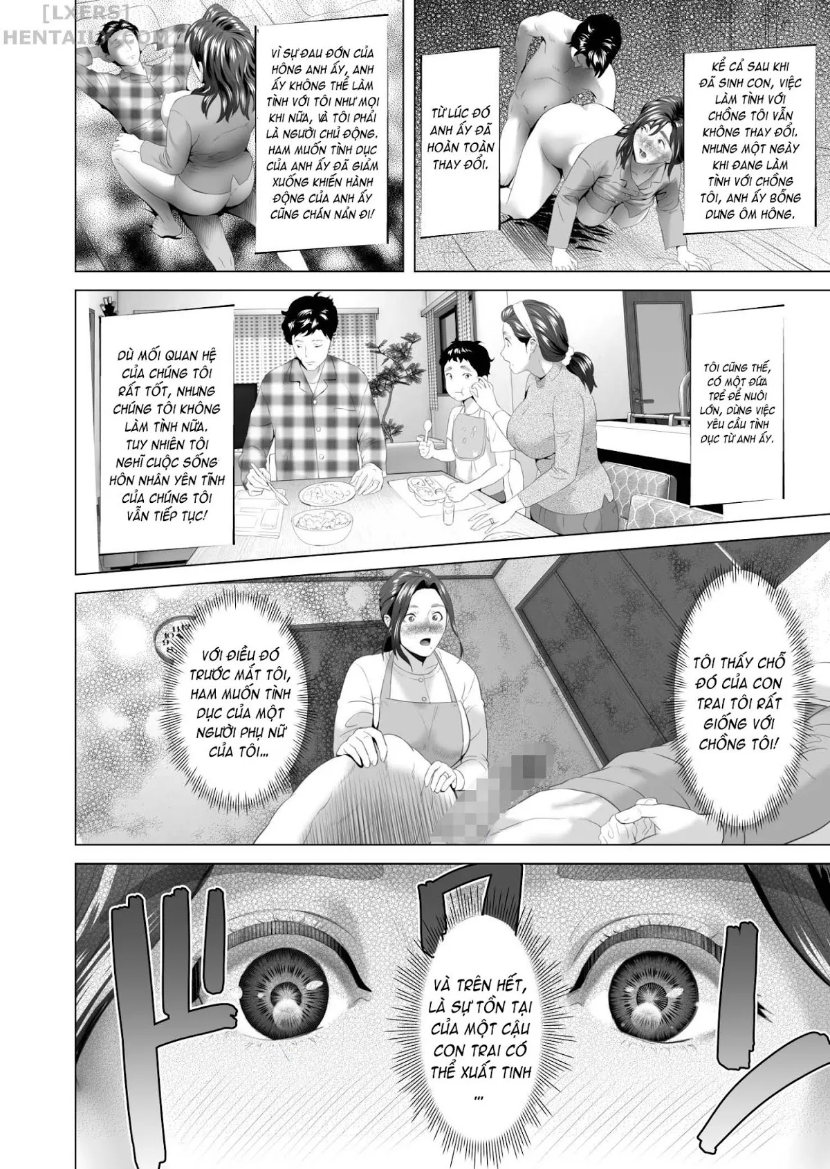 HentaiVN.net - Ảnh 9 - Kinjo Yuuwaku Musuko O Yobai Ni Sasou Haha Hen [Neighborhood Seduction Mother Lures Son For A Night Visit!; Kinjo Yuuwaku Musuko O Yobai Ni Sasou Haha Hen] - Part 1