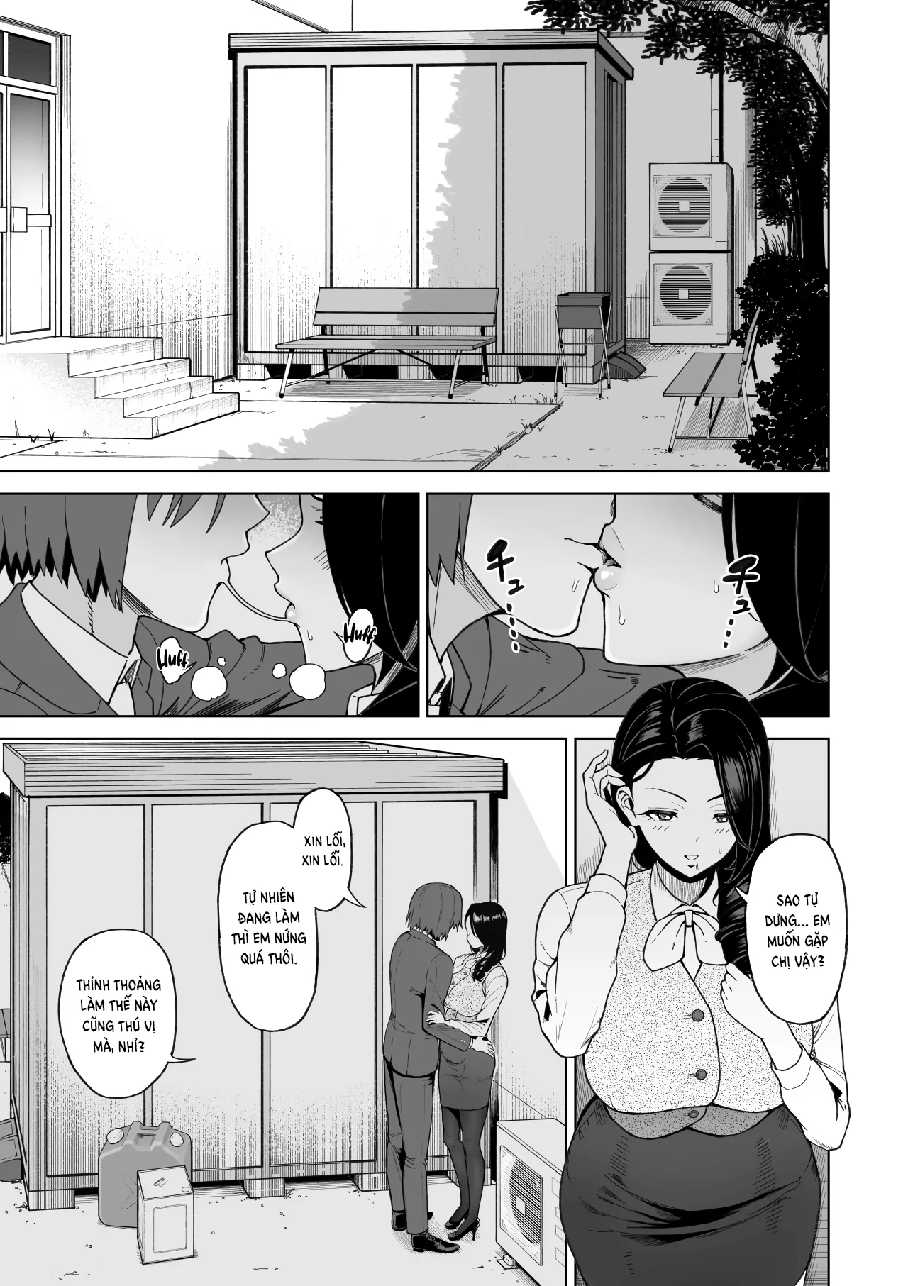 HentaiVN.net - Ảnh 27 - Trên bạn tình, dưới người yêu [SeFri Ijou, Konyakusha Miman] - Chap 1.1