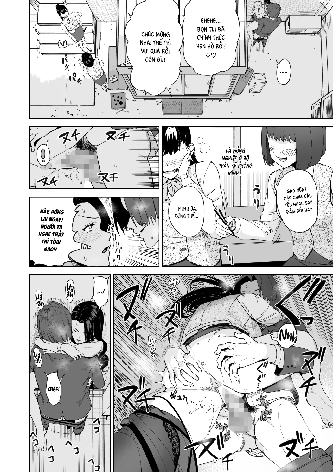 HentaiVN.net - Ảnh 30 - Trên bạn tình, dưới người yêu [SeFri Ijou, Konyakusha Miman] - Chap 1.1