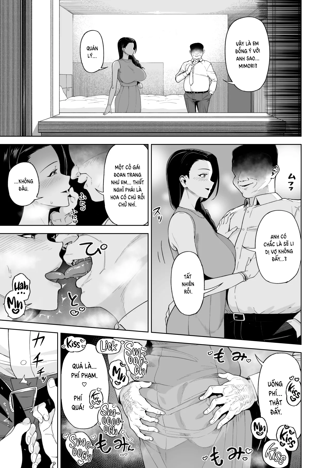 HentaiVN.net - Ảnh 35 - Trên bạn tình, dưới người yêu [SeFri Ijou, Konyakusha Miman] - Chap 1.1