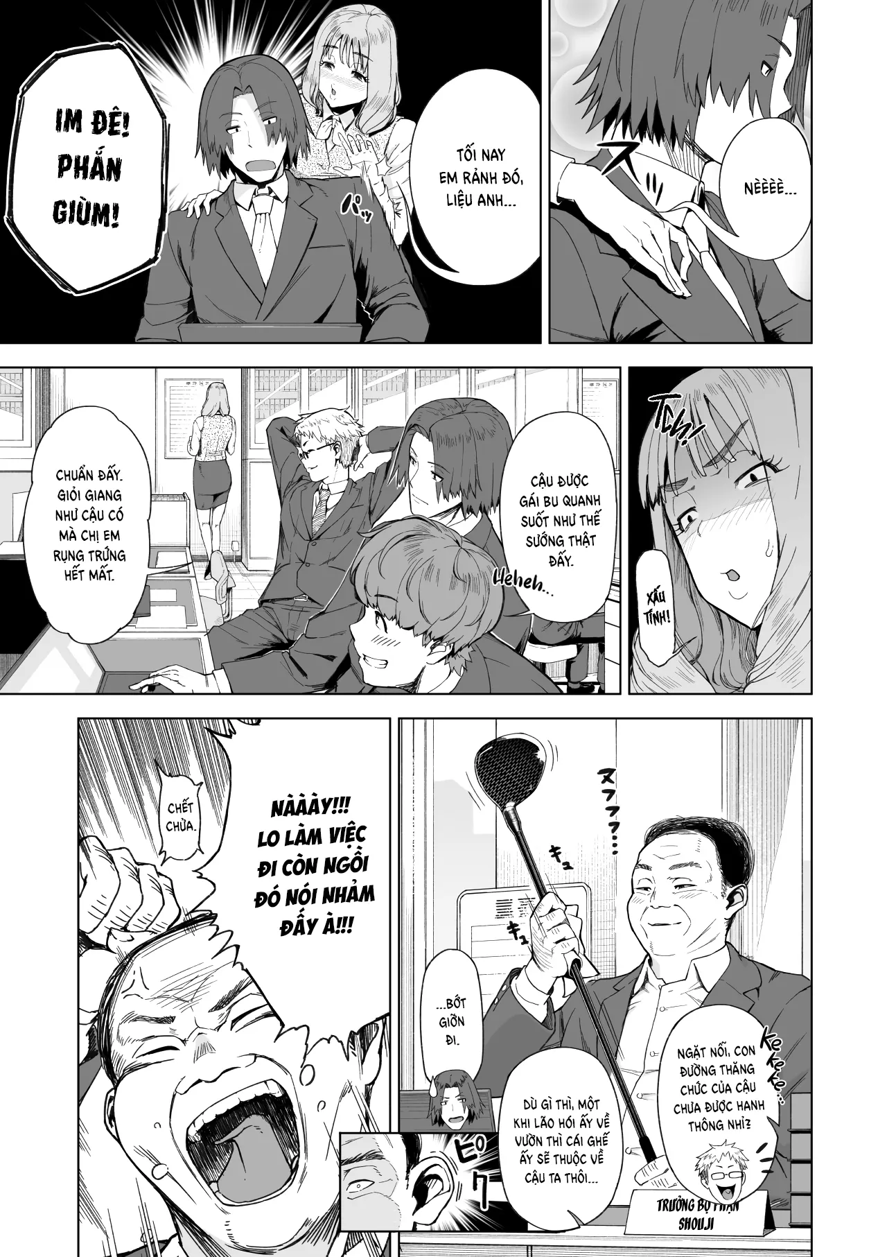 HentaiVN.net - Ảnh 7 - Trên bạn tình, dưới người yêu [SeFri Ijou, Konyakusha Miman] - Chap 1.1