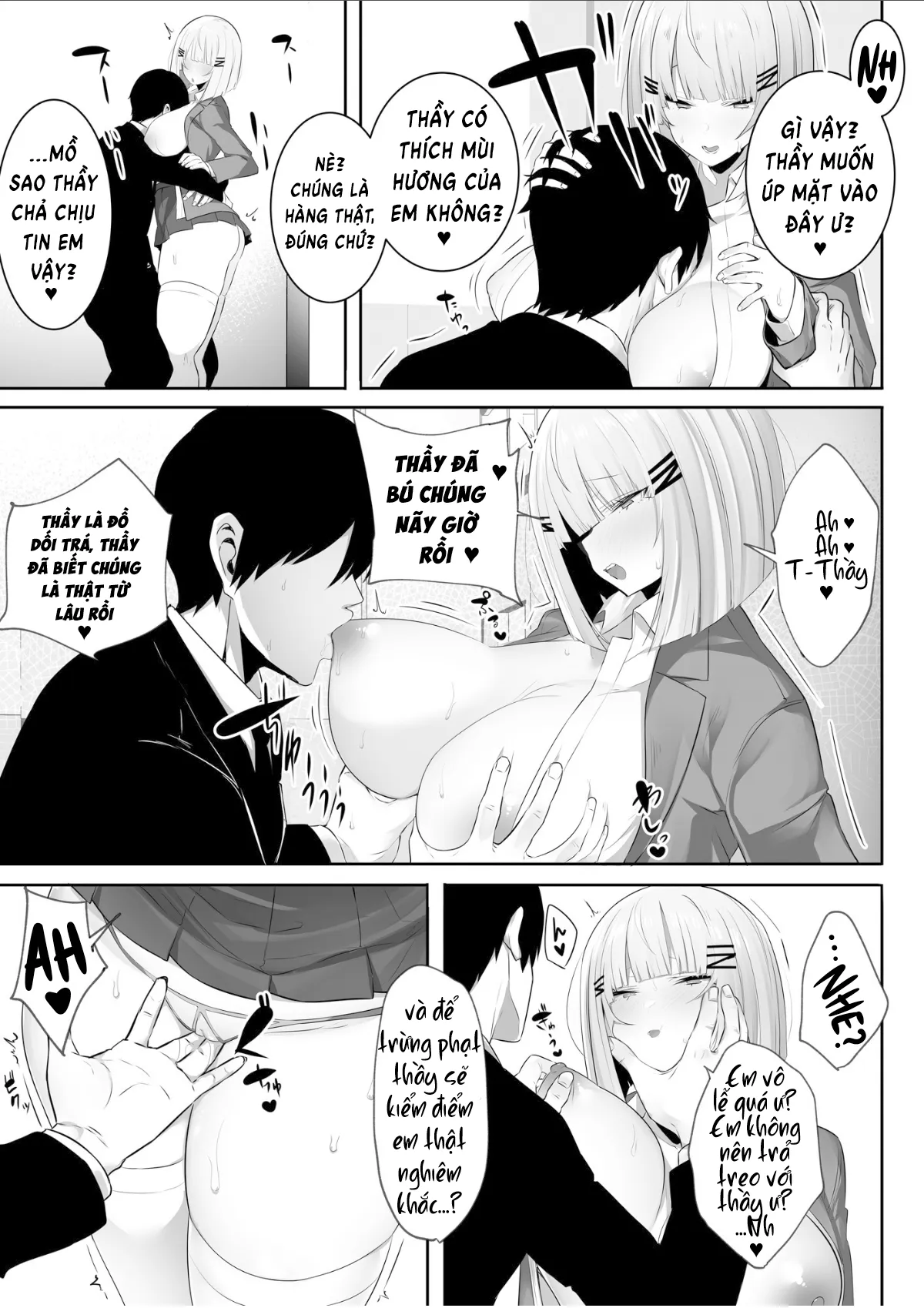 HentaiVN.net - Ảnh 9 - Onsei Keishiki de Oshiego to Amaama Ecchi - Chap 1