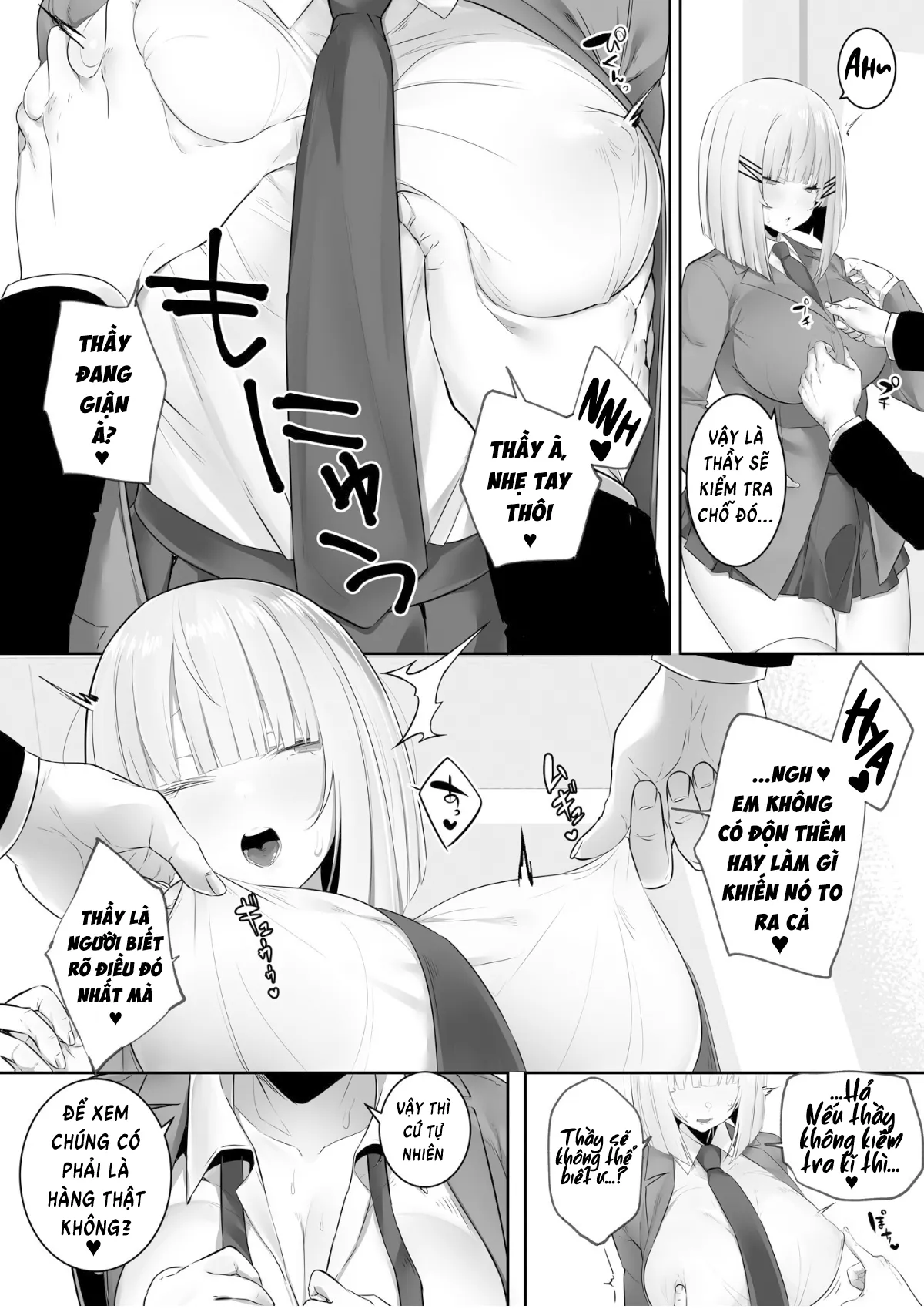 HentaiVN.net - Ảnh 8 - Onsei Keishiki de Oshiego to Amaama Ecchi - Chap 1