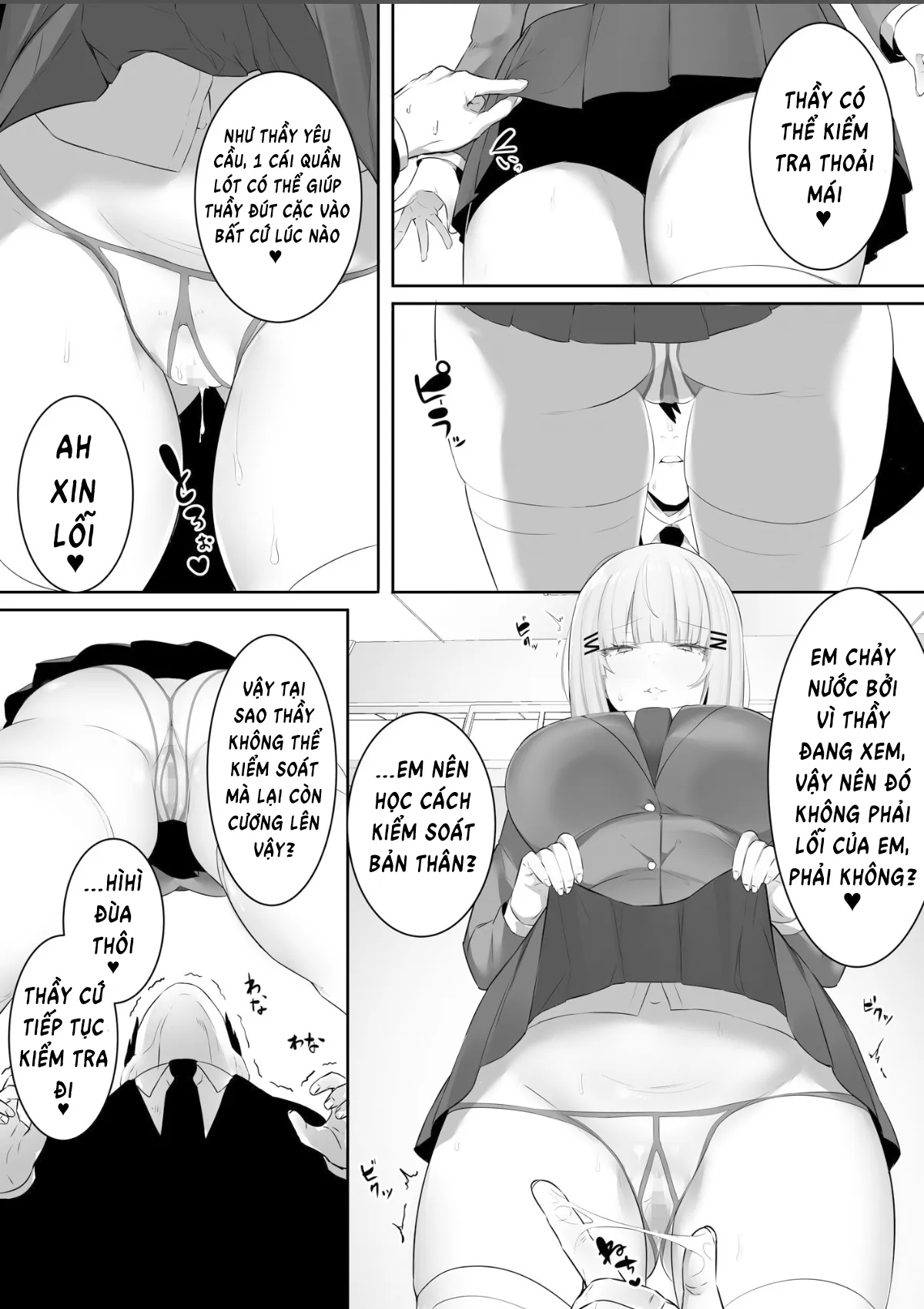 HentaiVN.net - Ảnh 7 - Onsei Keishiki de Oshiego to Amaama Ecchi - Oneshot