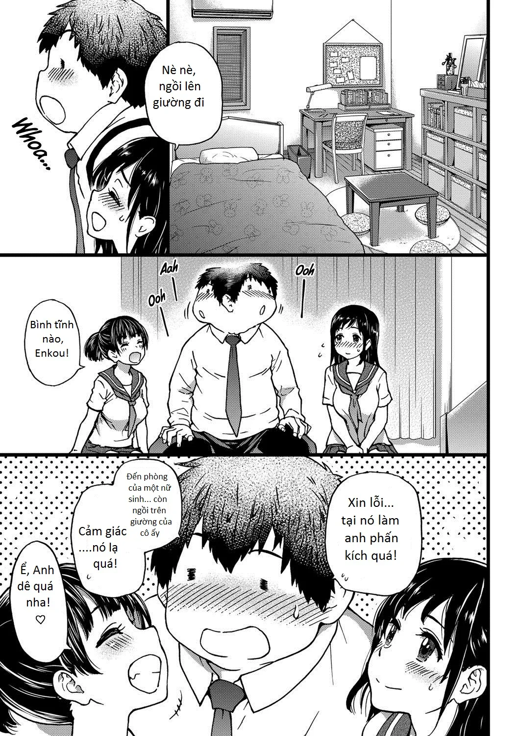 HentaiVN.net - Ảnh 6 - Enkou Ojisan [Mister Enkou; Mister Enkou!] - Chap 4