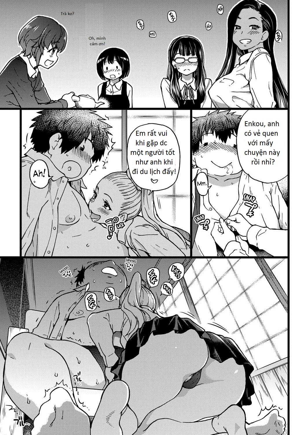 HentaiVN.net - Ảnh 10 - Enkou Ojisan [Mister Enkou; Mister Enkou!] - Chap 7