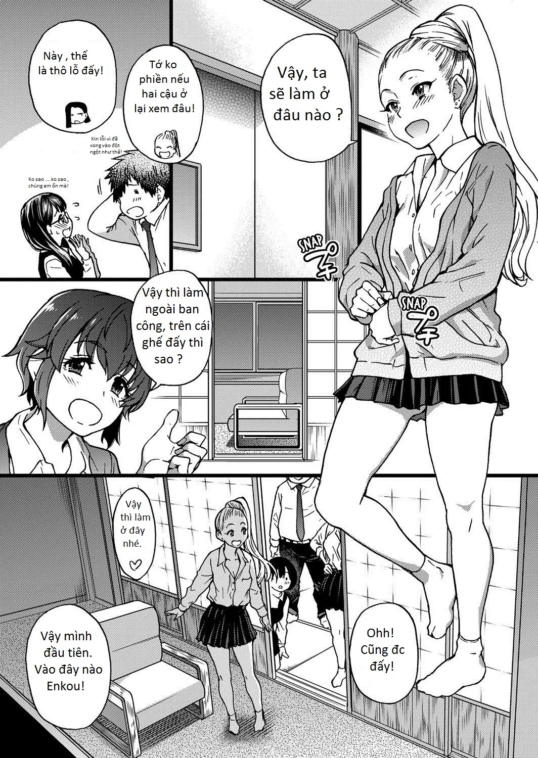 HentaiVN.net - Ảnh 8 - Enkou Ojisan [Mister Enkou; Mister Enkou!] - Chap 7