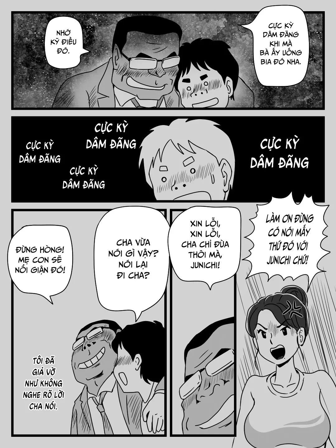 HentaiVN.net - Ảnh 13 - Dụ mẹ uống bia khi cha đi vắng [Beer o Nomu to Inran ni Naru Kaa-san to Yareta Hanashi] - Oneshot (No watermark)