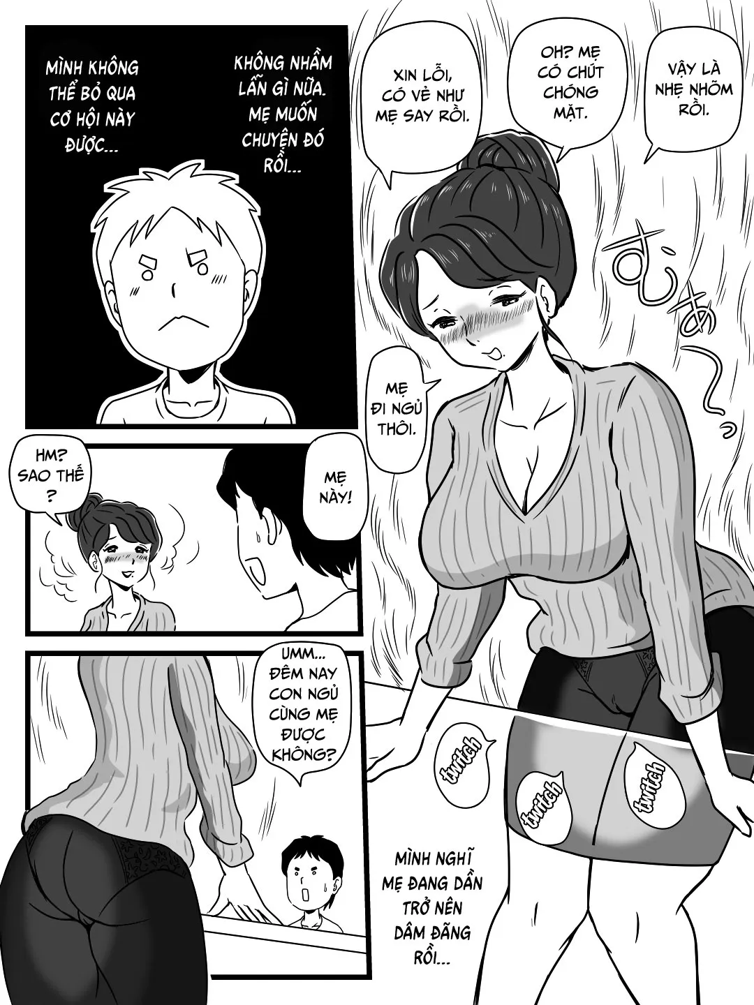 HentaiVN.net - Ảnh 18 - Dụ mẹ uống bia khi cha đi vắng [Beer o Nomu to Inran ni Naru Kaa-san to Yareta Hanashi] - Oneshot (No watermark)