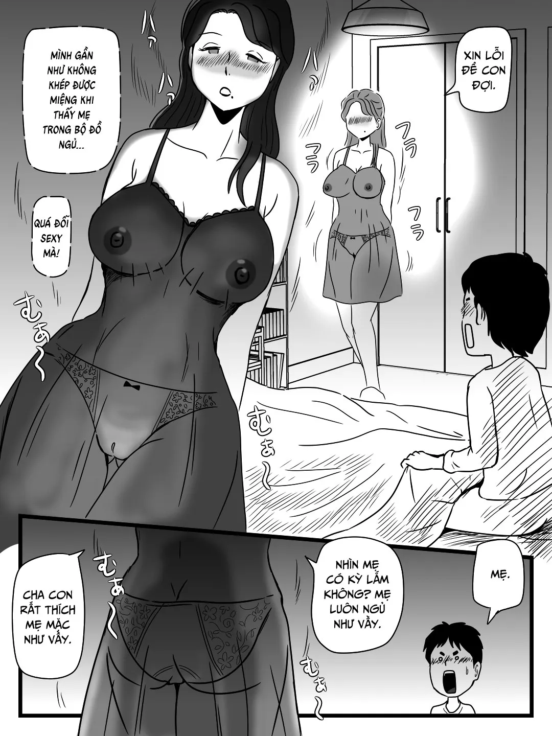HentaiVN.net - Ảnh 20 - Dụ mẹ uống bia khi cha đi vắng [Beer o Nomu to Inran ni Naru Kaa-san to Yareta Hanashi] - Oneshot (No watermark)
