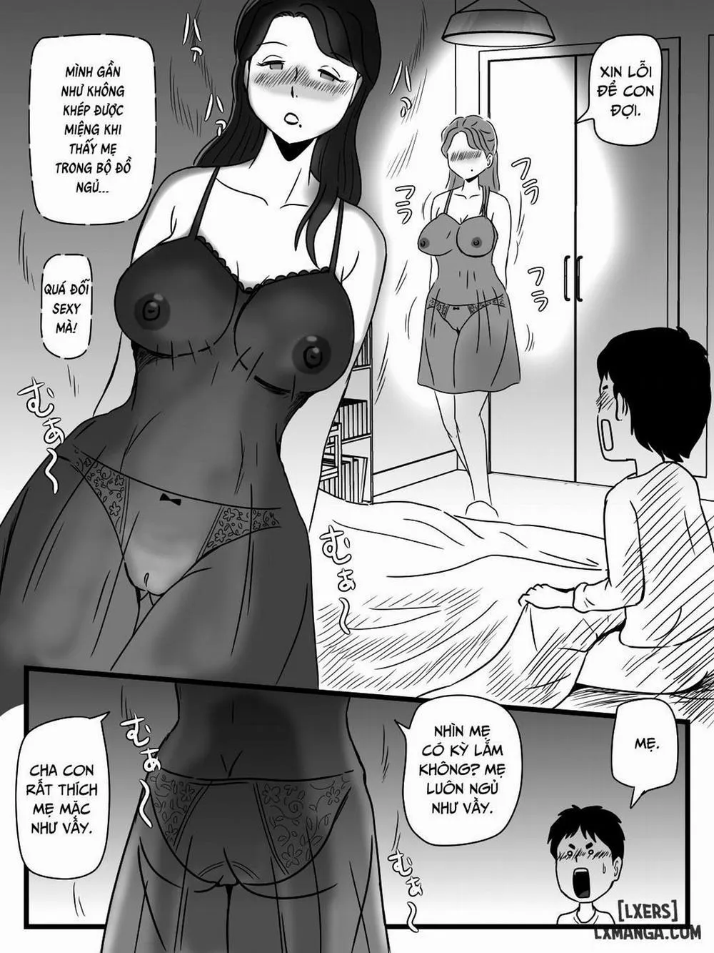 HentaiVN.net - Ảnh 19 - Dụ mẹ uống bia khi cha đi vắng [Beer o Nomu to Inran ni Naru Kaa-san to Yareta Hanashi] - Oneshot