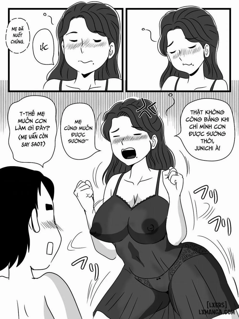 HentaiVN.net - Ảnh 26 - Dụ mẹ uống bia khi cha đi vắng [Beer o Nomu to Inran ni Naru Kaa-san to Yareta Hanashi] - Oneshot