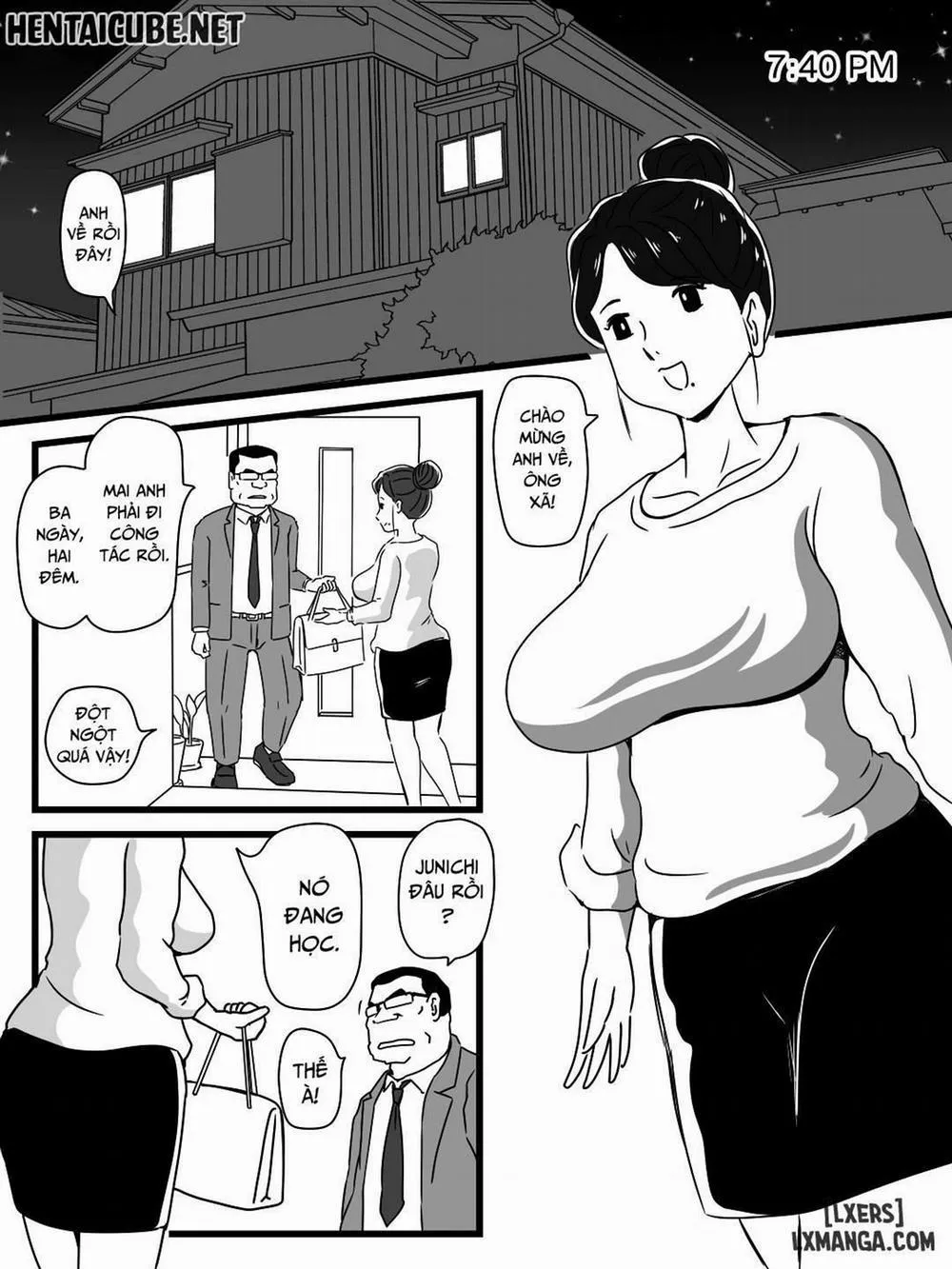 HentaiVN.net - Ảnh 3 - Dụ mẹ uống bia khi cha đi vắng [Beer o Nomu to Inran ni Naru Kaa-san to Yareta Hanashi] - Oneshot